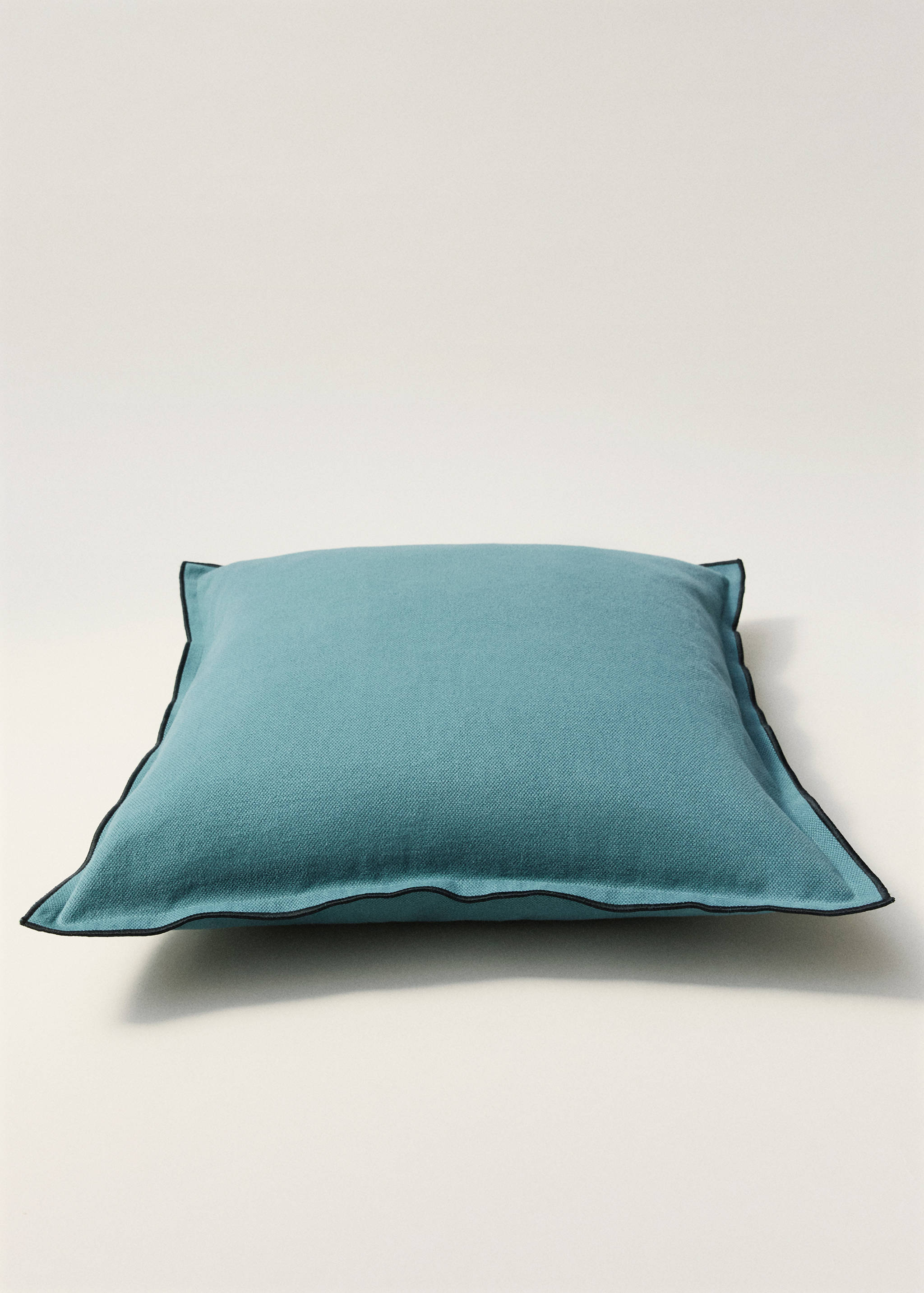Kissenbezug aus Baumwolle und Leinen, Overlock-Naht, 50 x 50 cm - Detail des Artikels 8