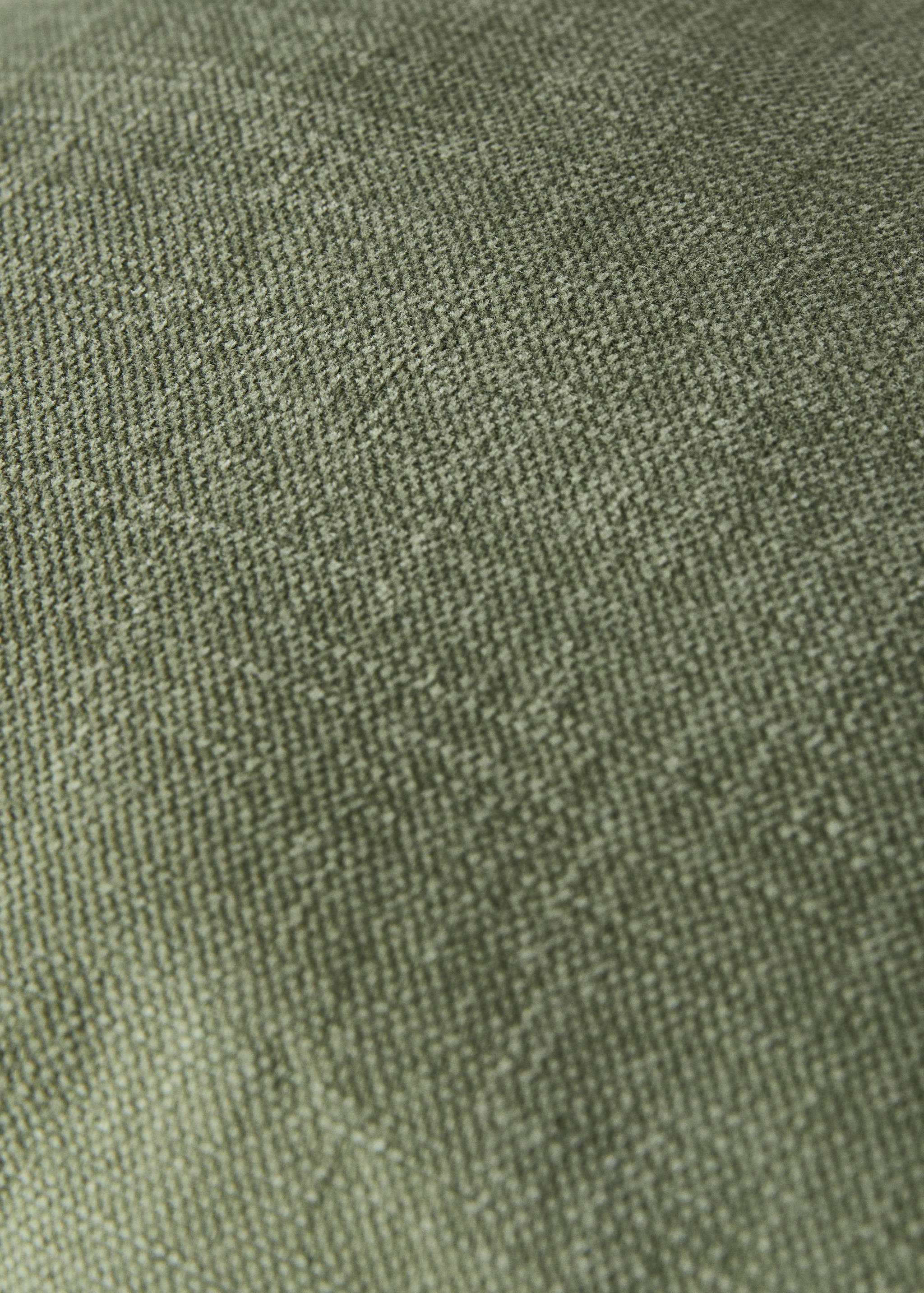 Cotton-linen cushion cover with overlock 50x50 cm - Details of the article 3