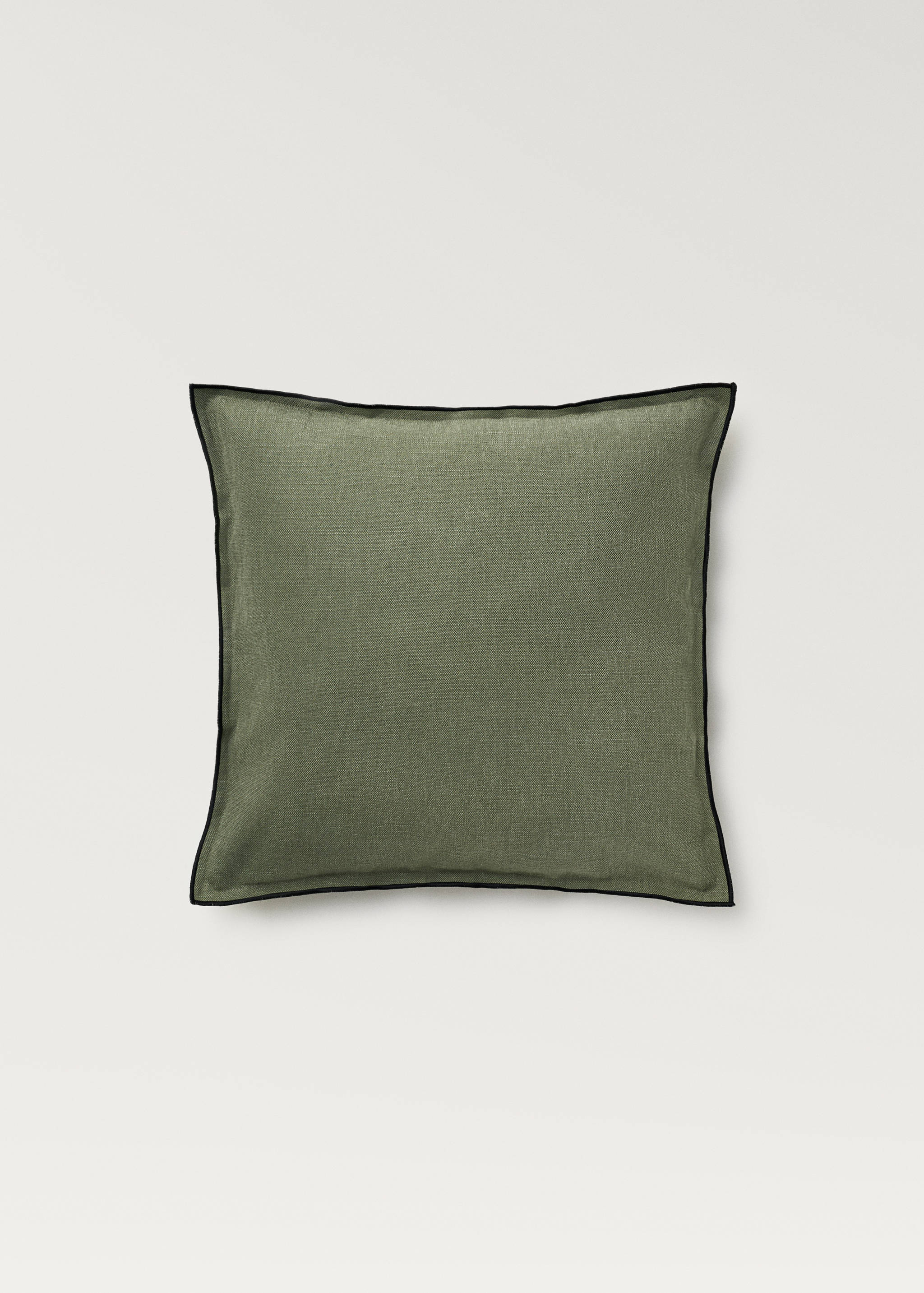 Kissenbezug aus Baumwolle und Leinen, Overlock-Naht, 50 x 50 cm - Artikel ohne Model
