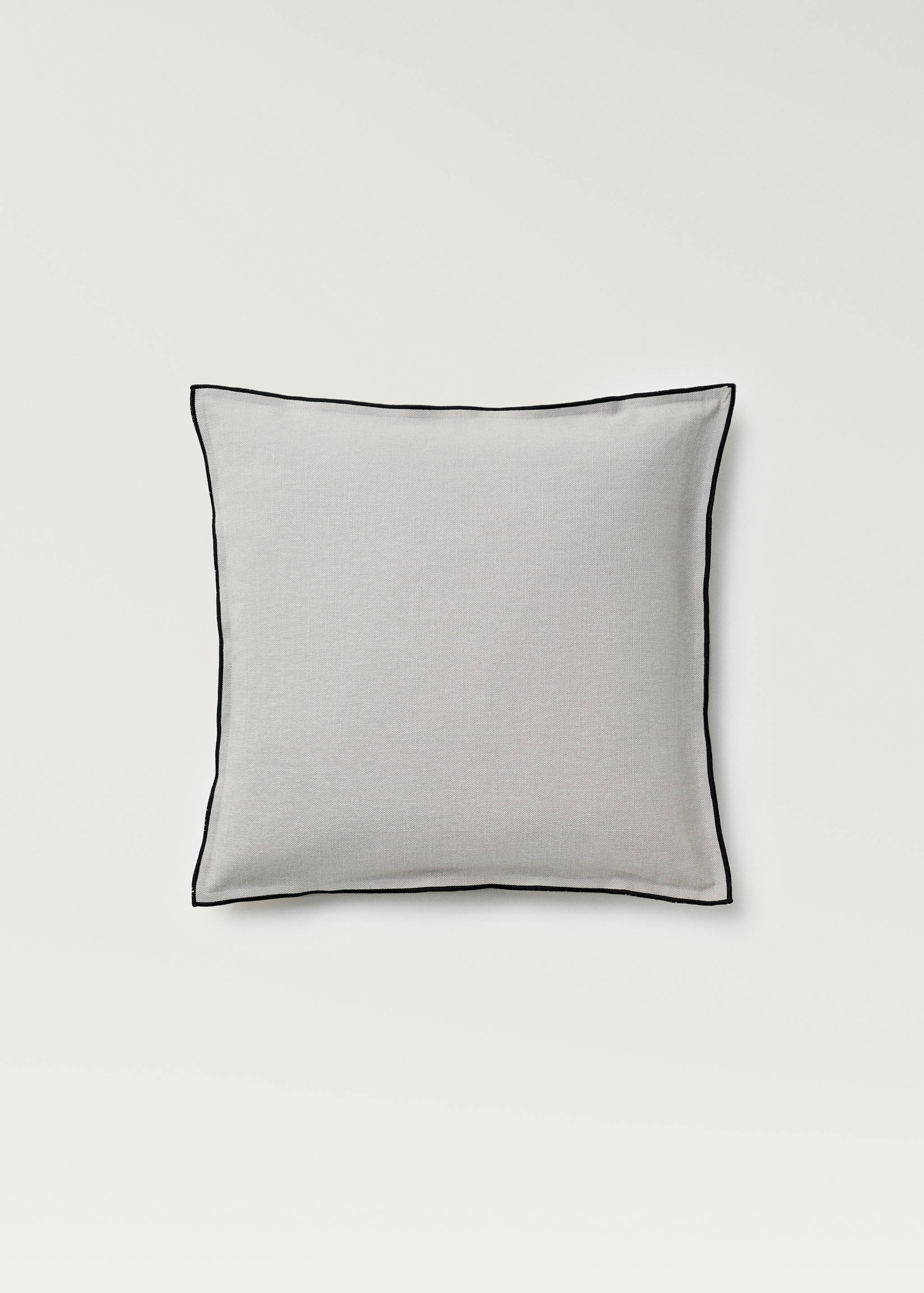 Kissenbezug aus Baumwolle und Leinen, Overlock-Naht, 50 x 50 cm - Artikel ohne Model