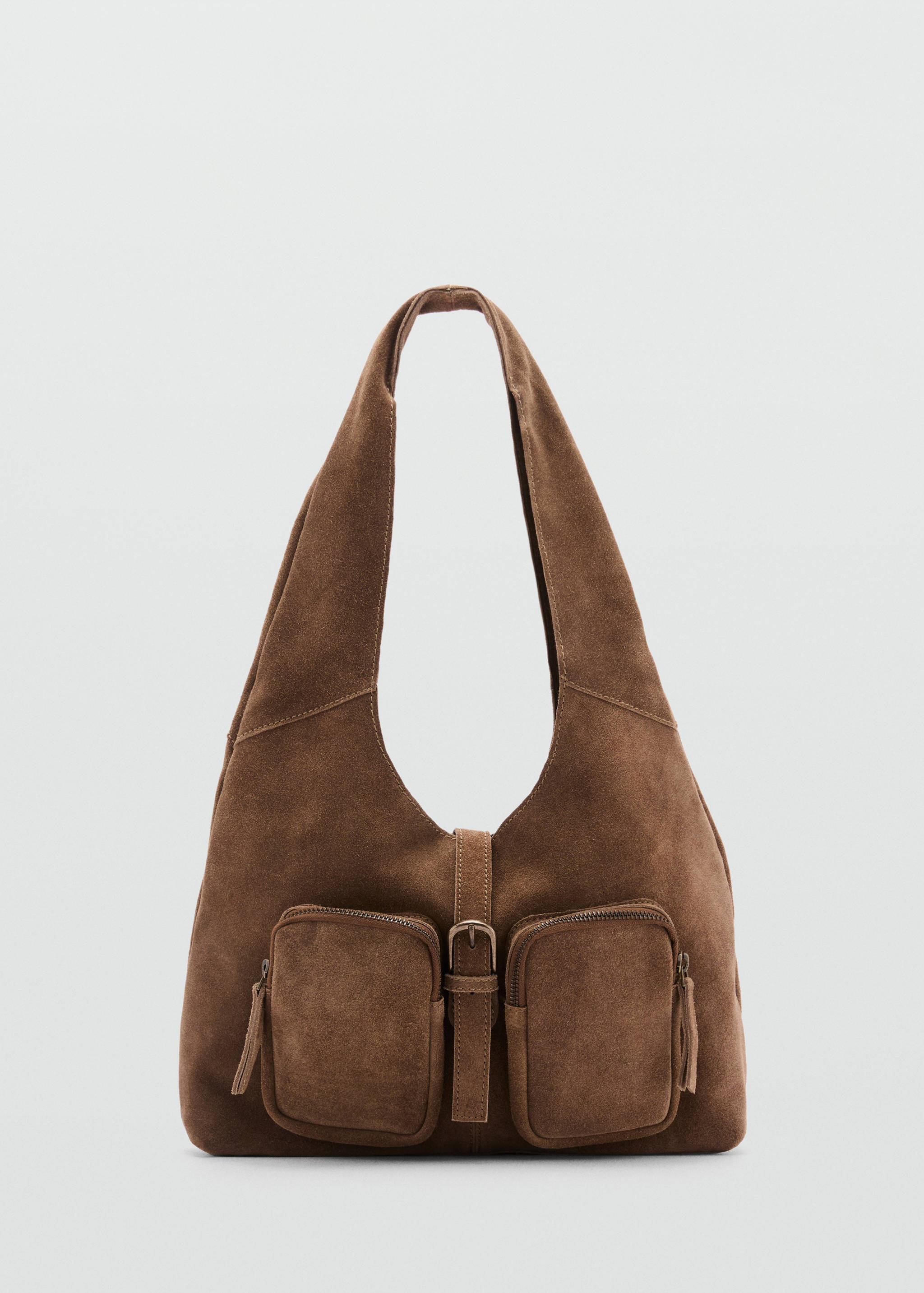 Suede leather bag - Article without model