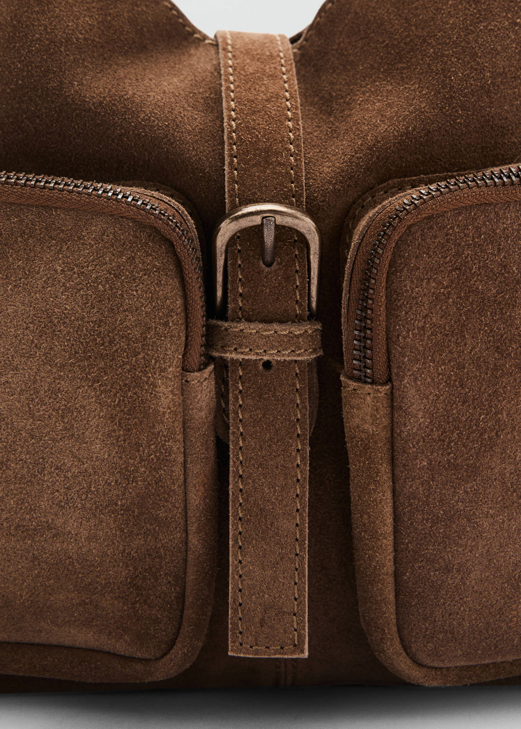 Suede leather bag - Details of the article 1
