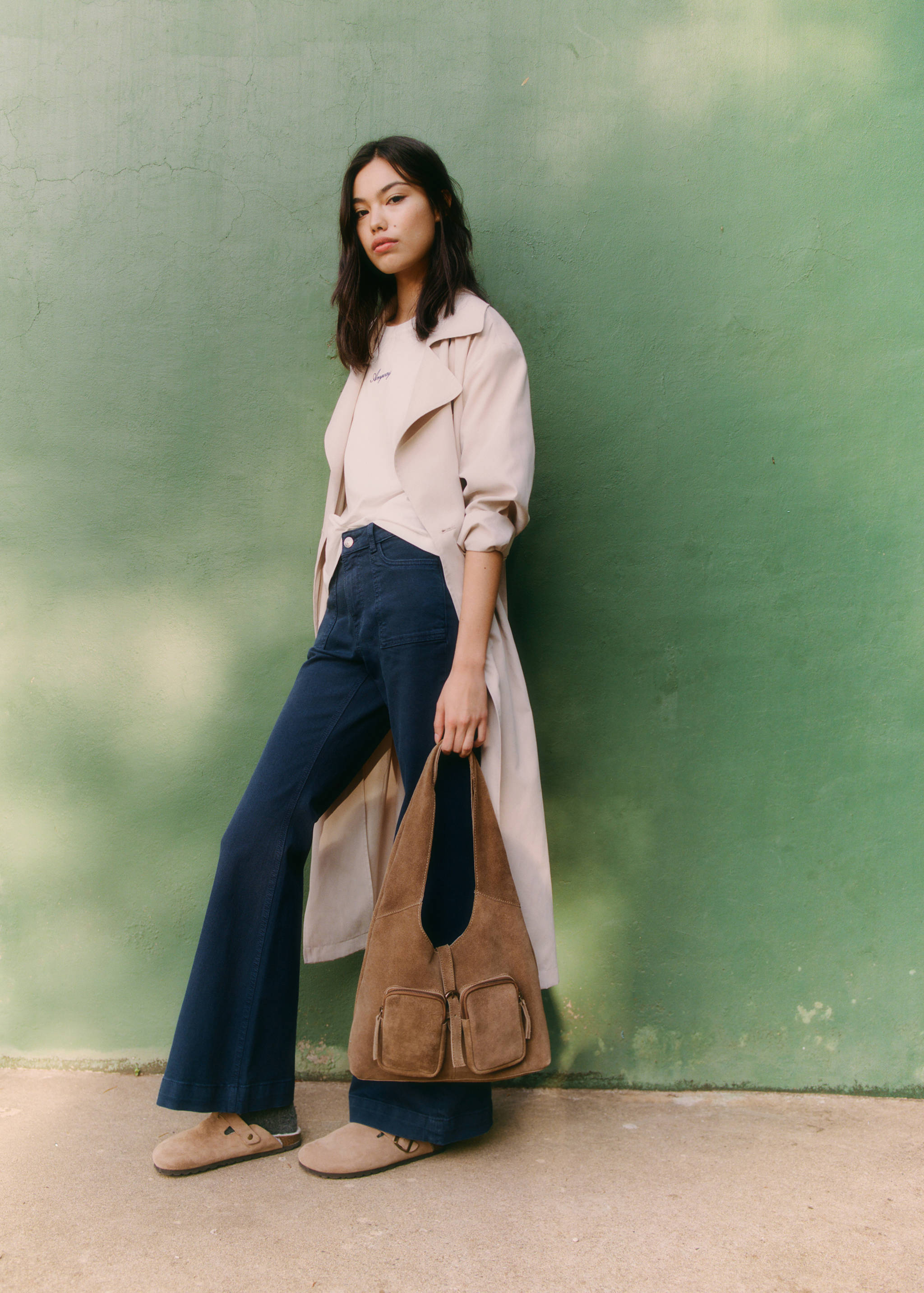 Suede leather bag - Details of the article 5