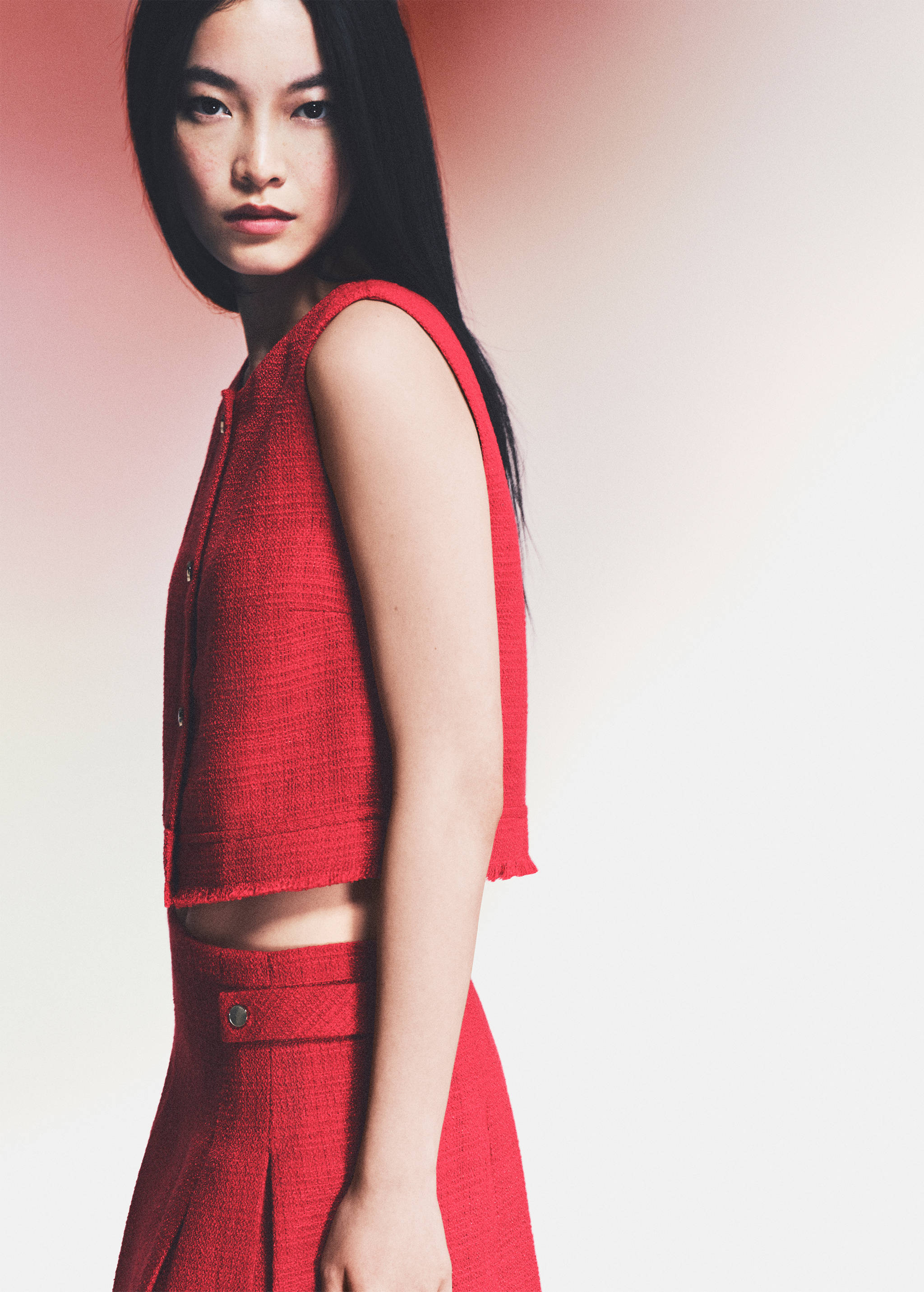 Gilet tweed boutons - Détail de l'article 6