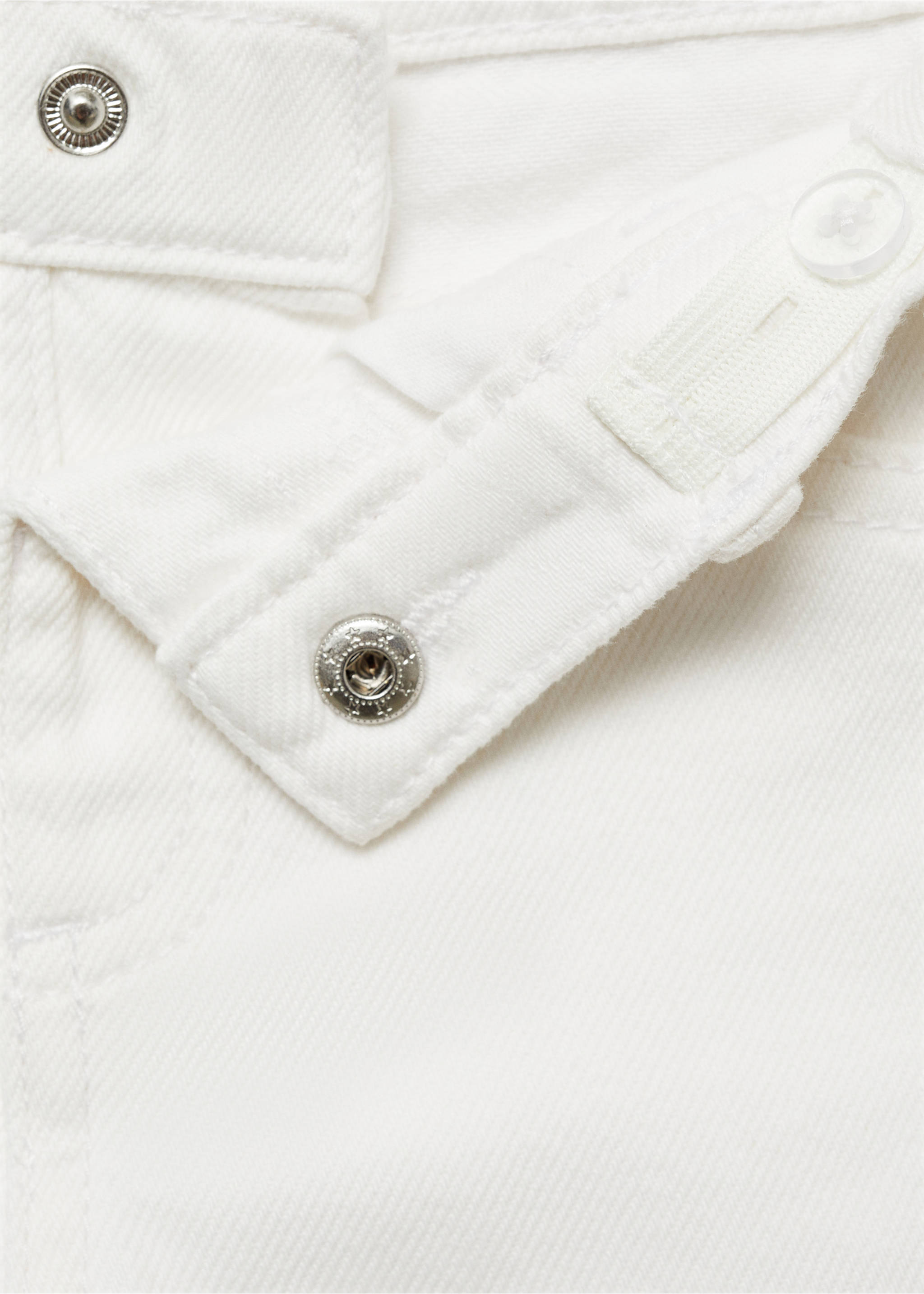 Ripped details skinny-fit jeans - Details of the article 8, White. Ref: 87022534-00.