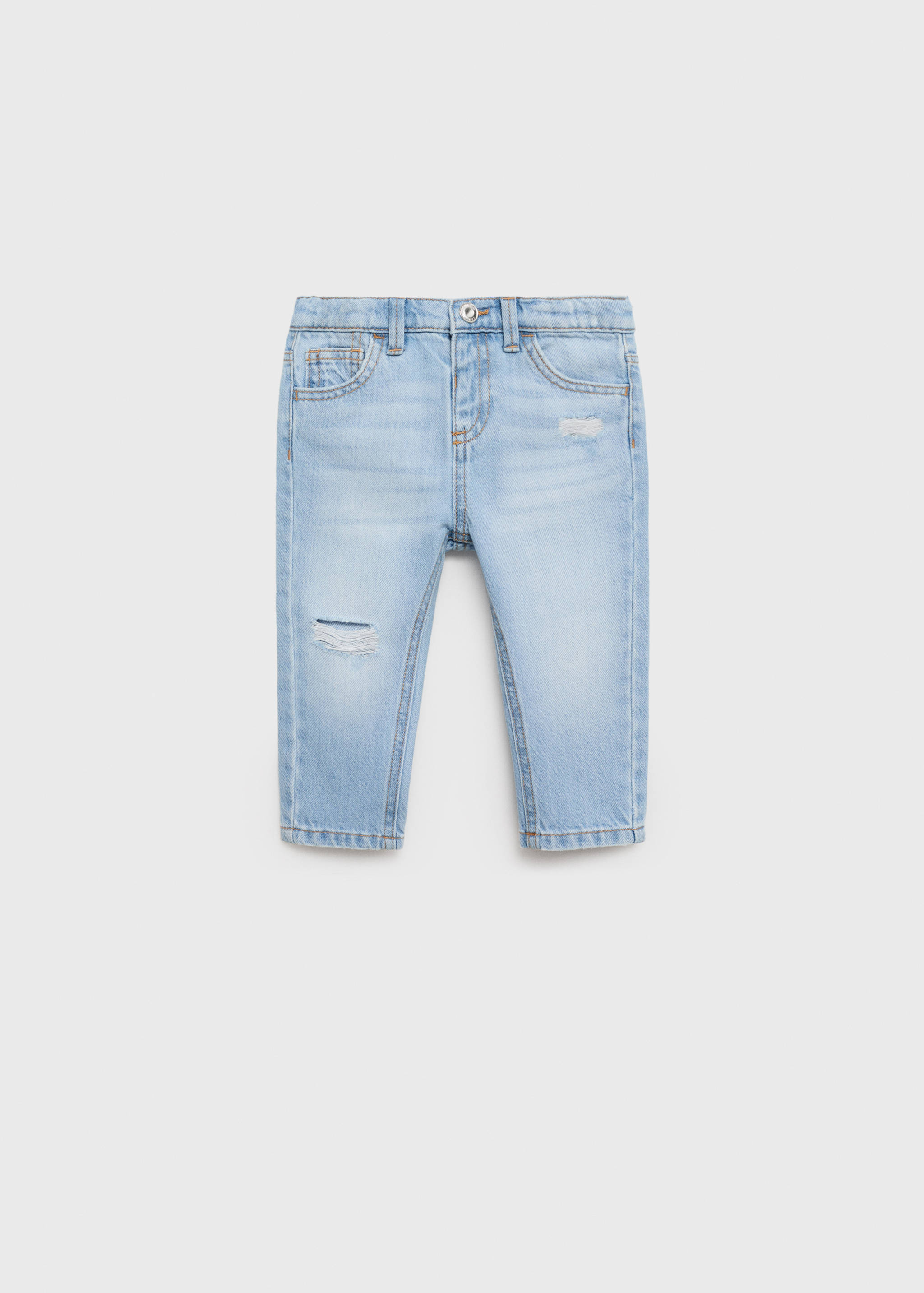 Jeans skinny rotos decorativos - Artículo sin modelo