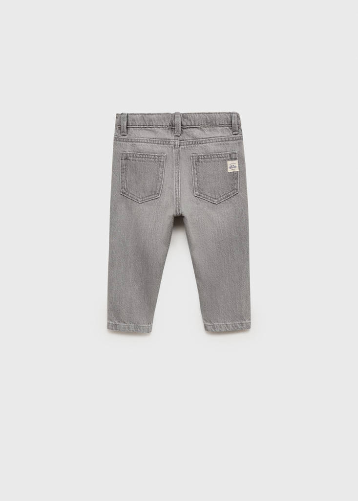 Ripped details skinny-fit jeans — Denim Grey