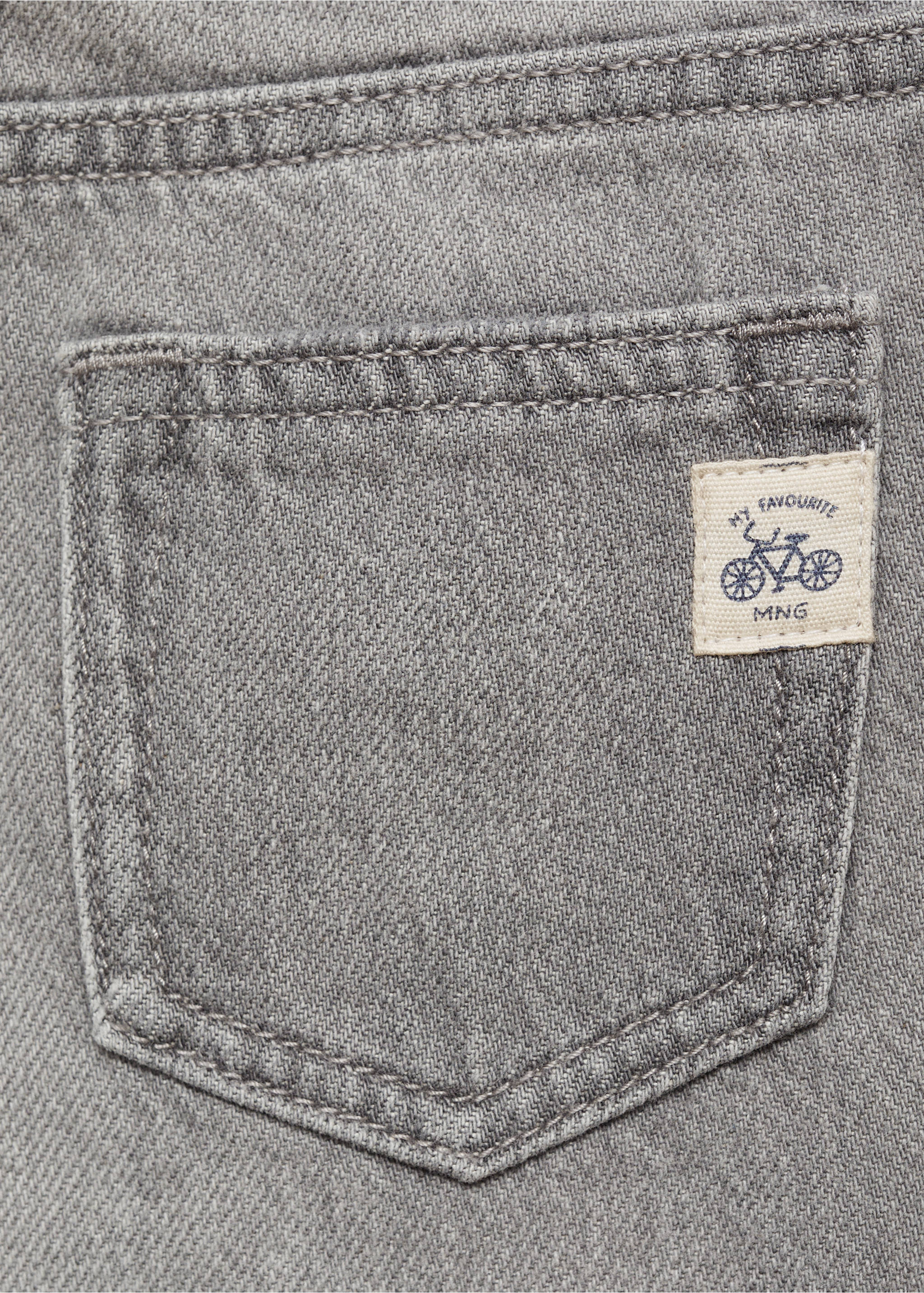 Ripped details skinny-fit jeans - Details of the article 0, Denim Grey. Ref: 87022534-00.