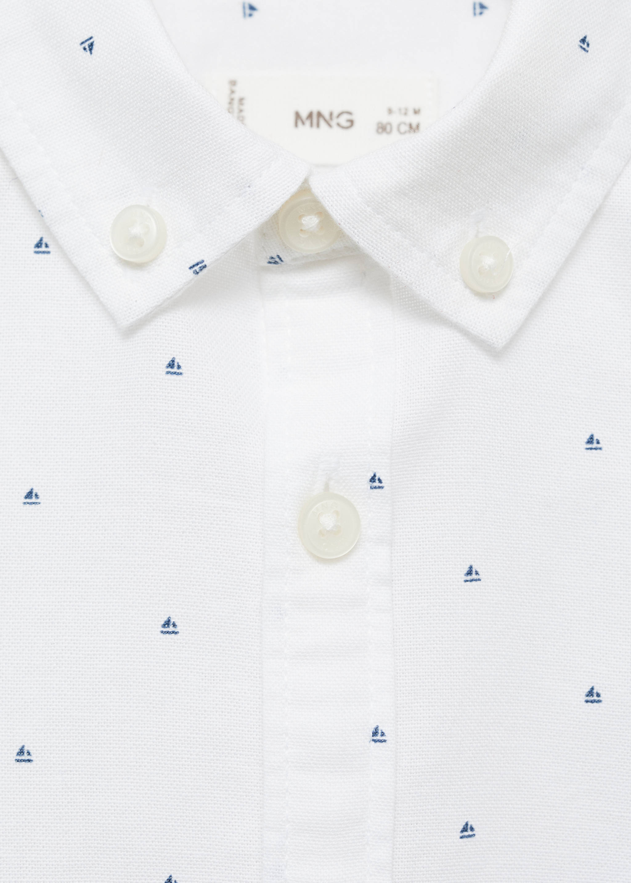 Printed Oxford shirt - Details of the article 8