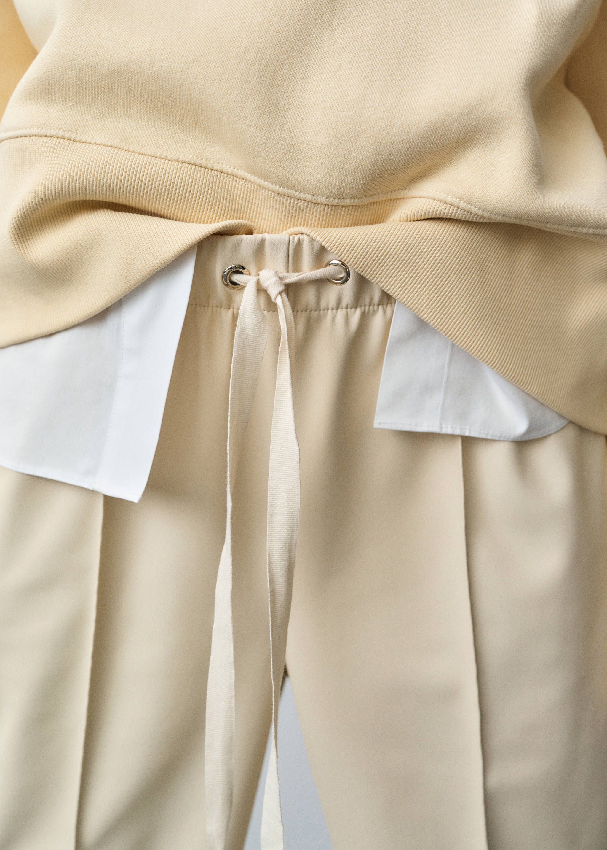 Pantalón wideleg efecto piel - Detalle del artículo 6