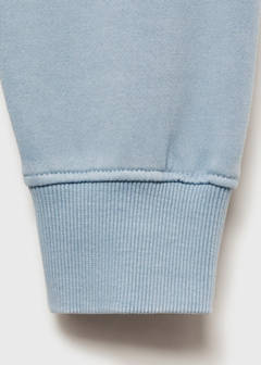 Printed cotton sweatshirt — Sky Blue 7