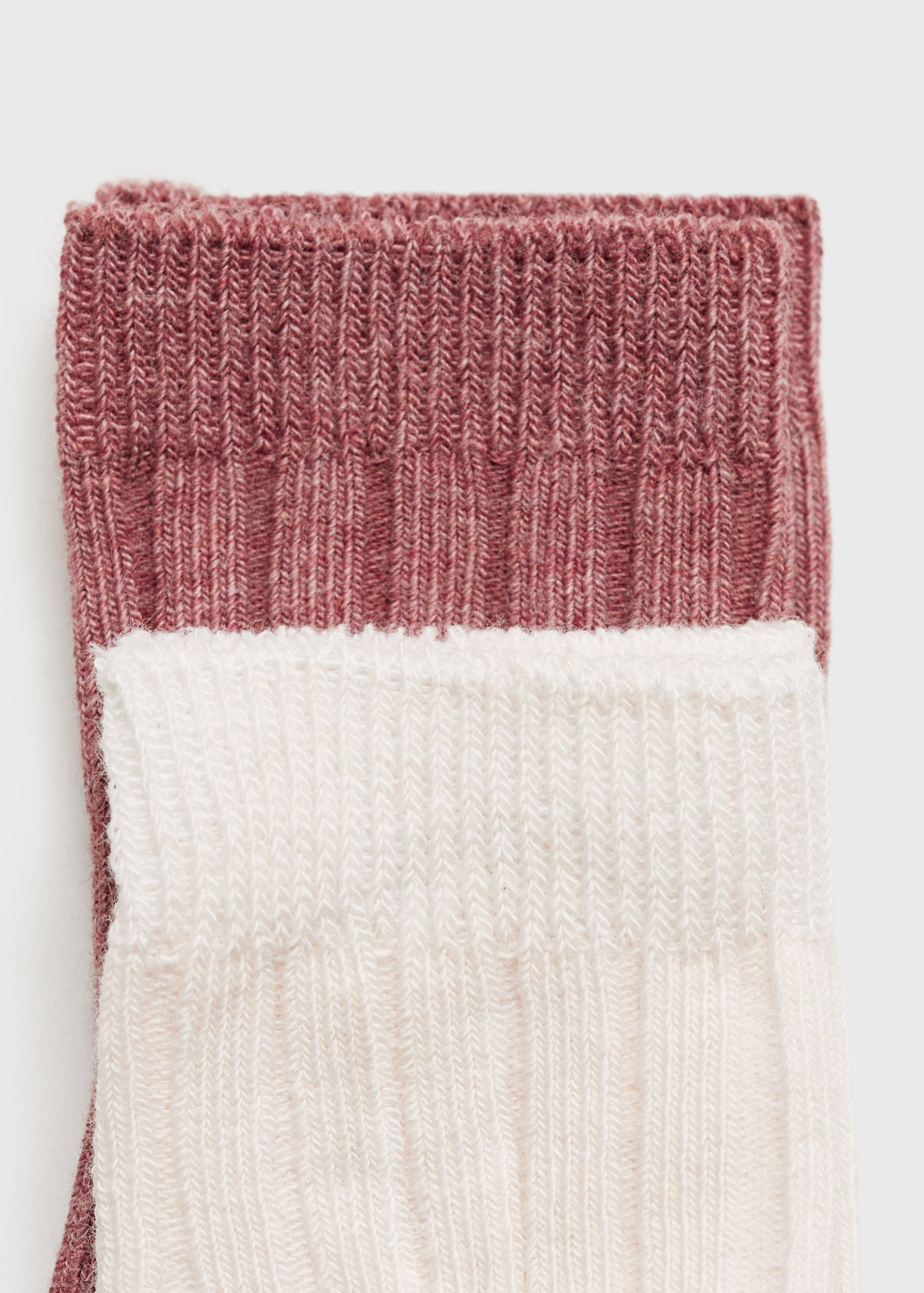 2-pack gecombineerde geribde sokken - Detail van het artikel 0