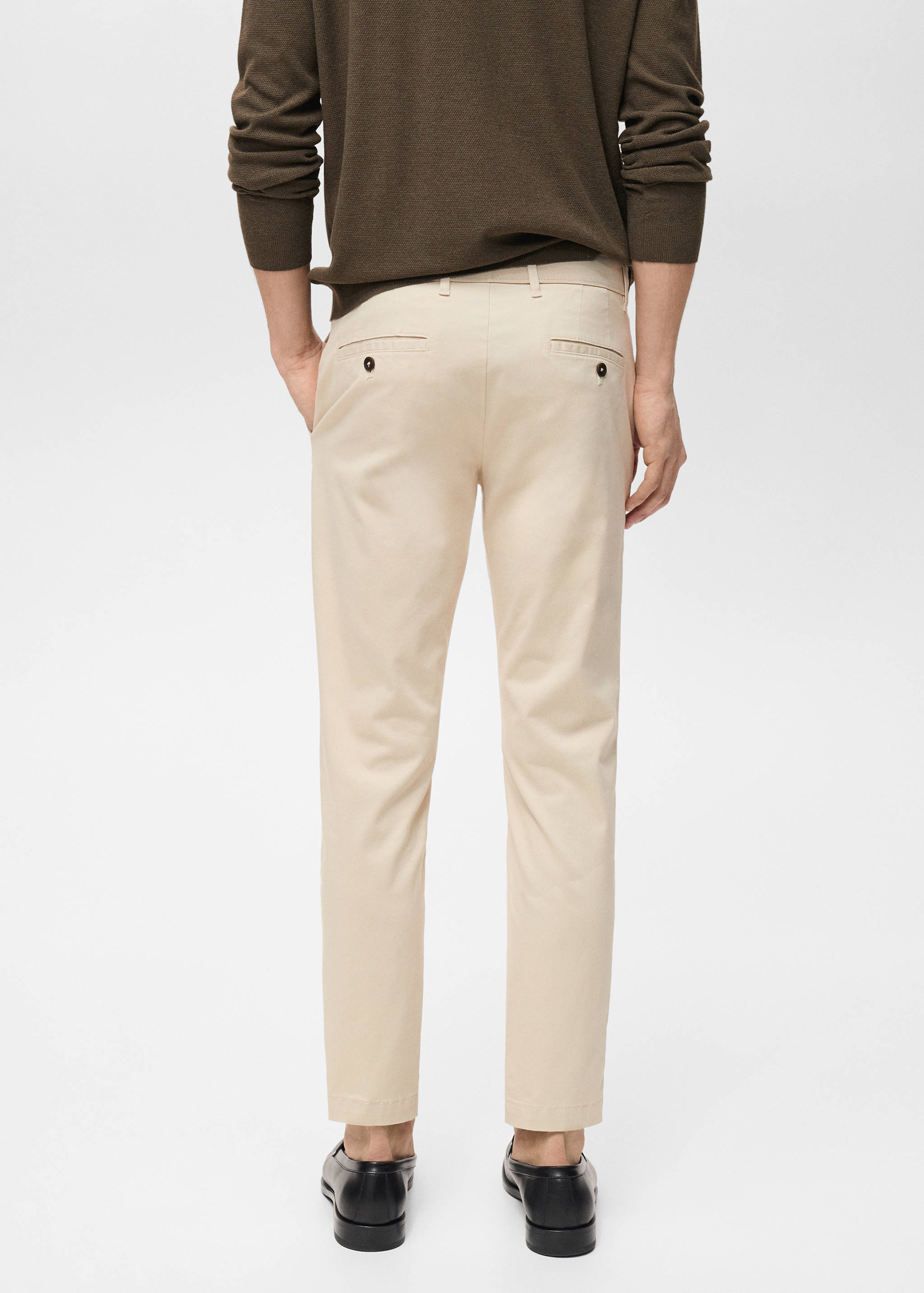 Prato cropped tapered chino trousers - Reverse of the article