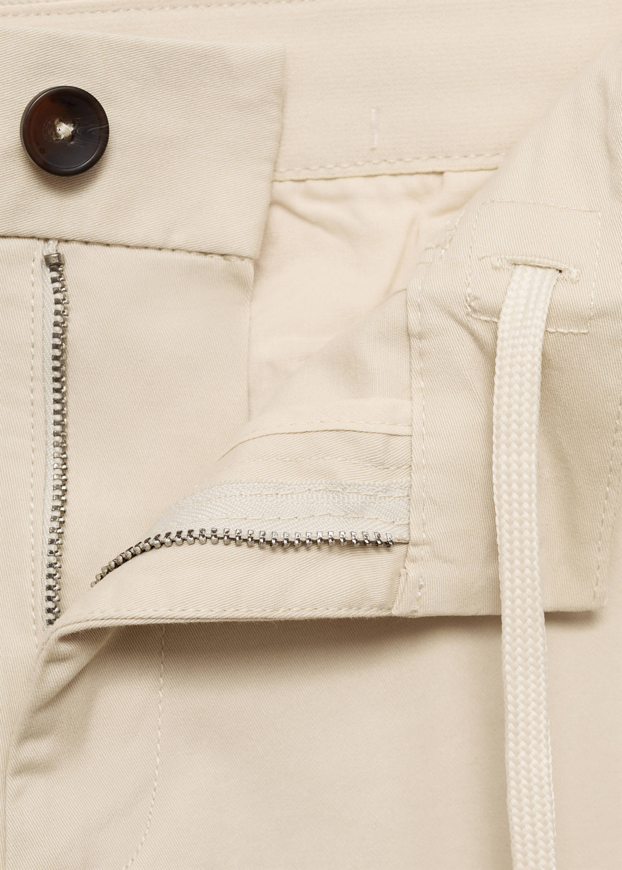 Prato cropped tapered chino trousers - Details of the article 8