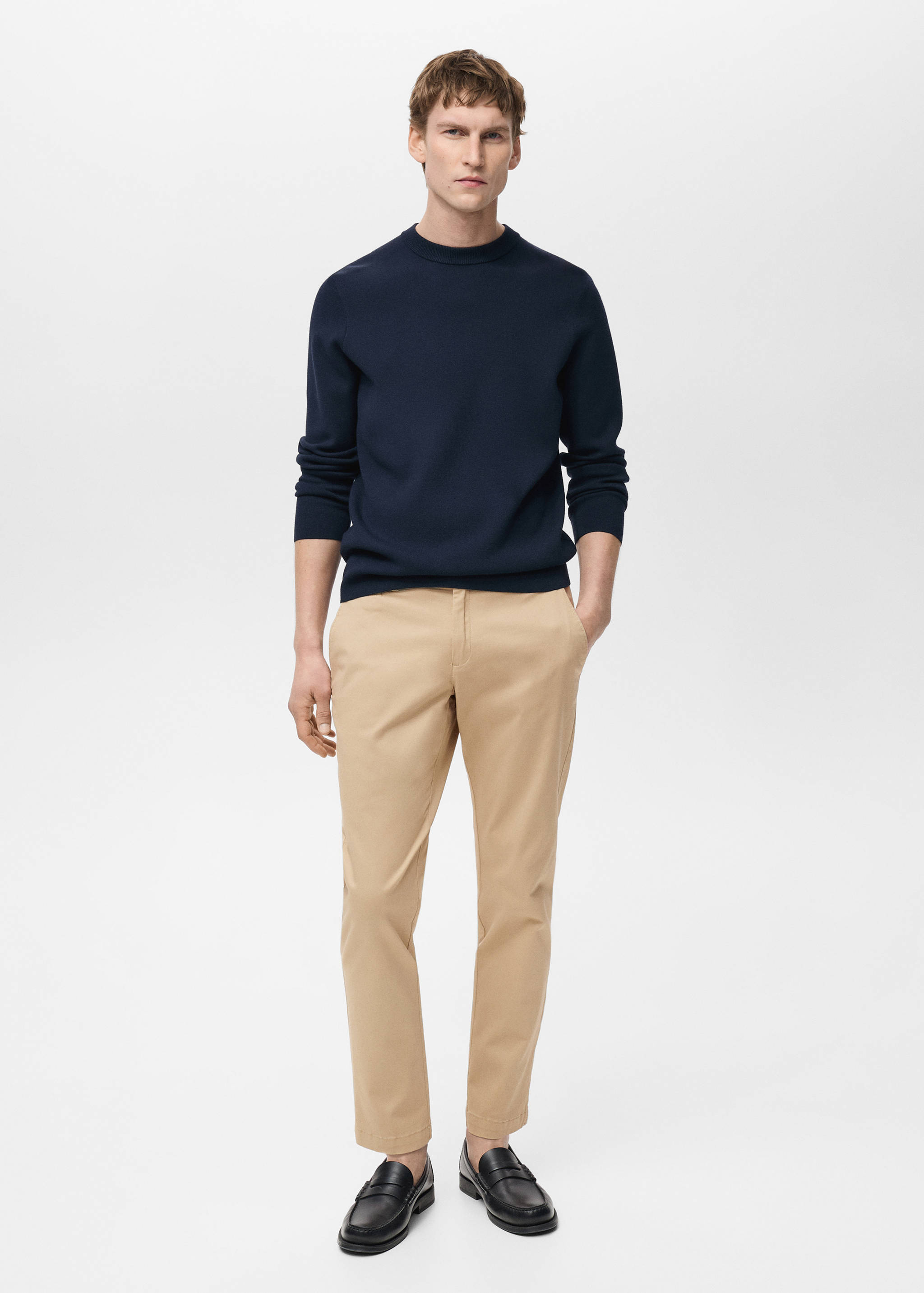 Pantalon Prato chino cropped tapered - Plan général