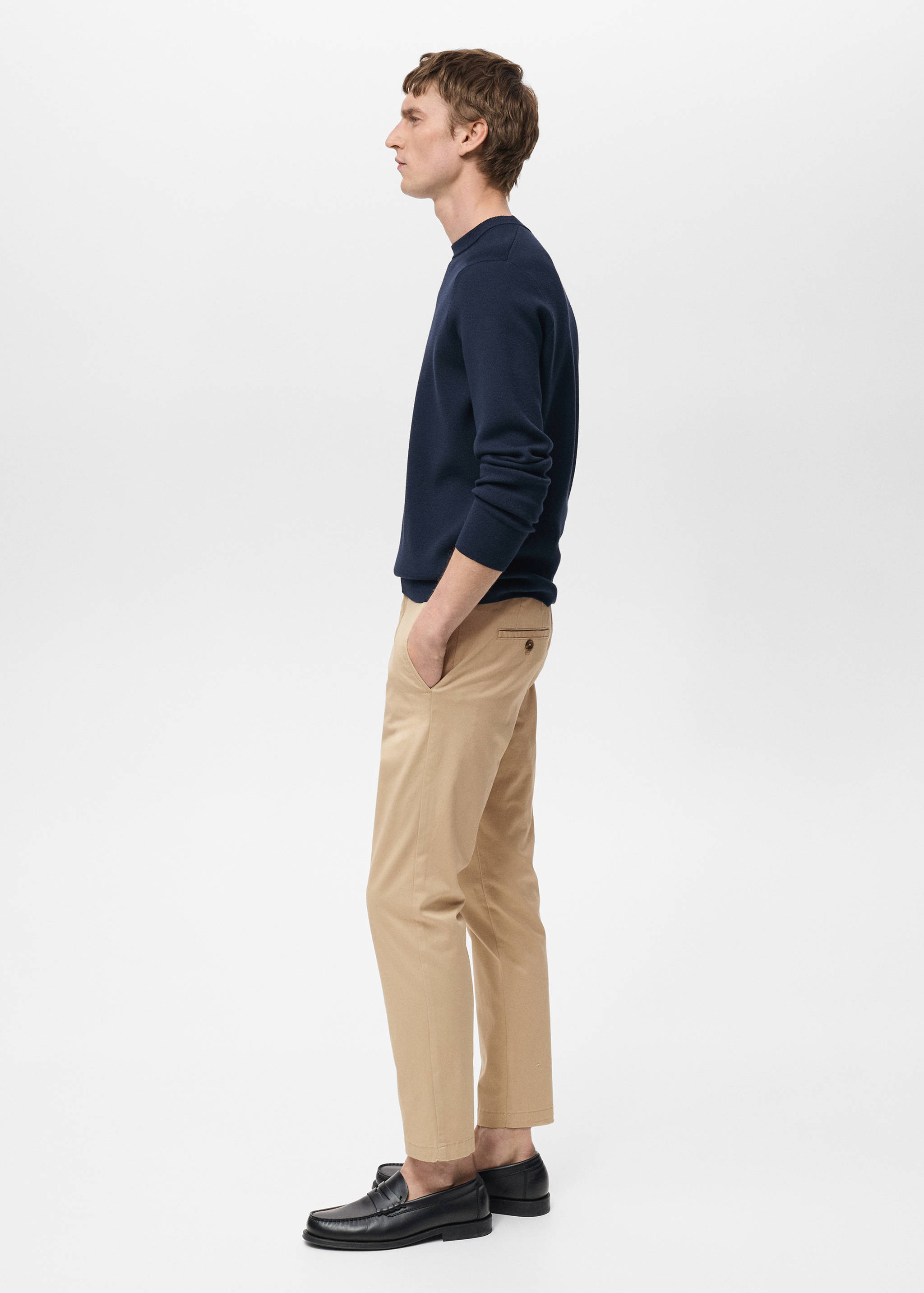 Pantalon Prato chino cropped tapered - Détail de l'article 6