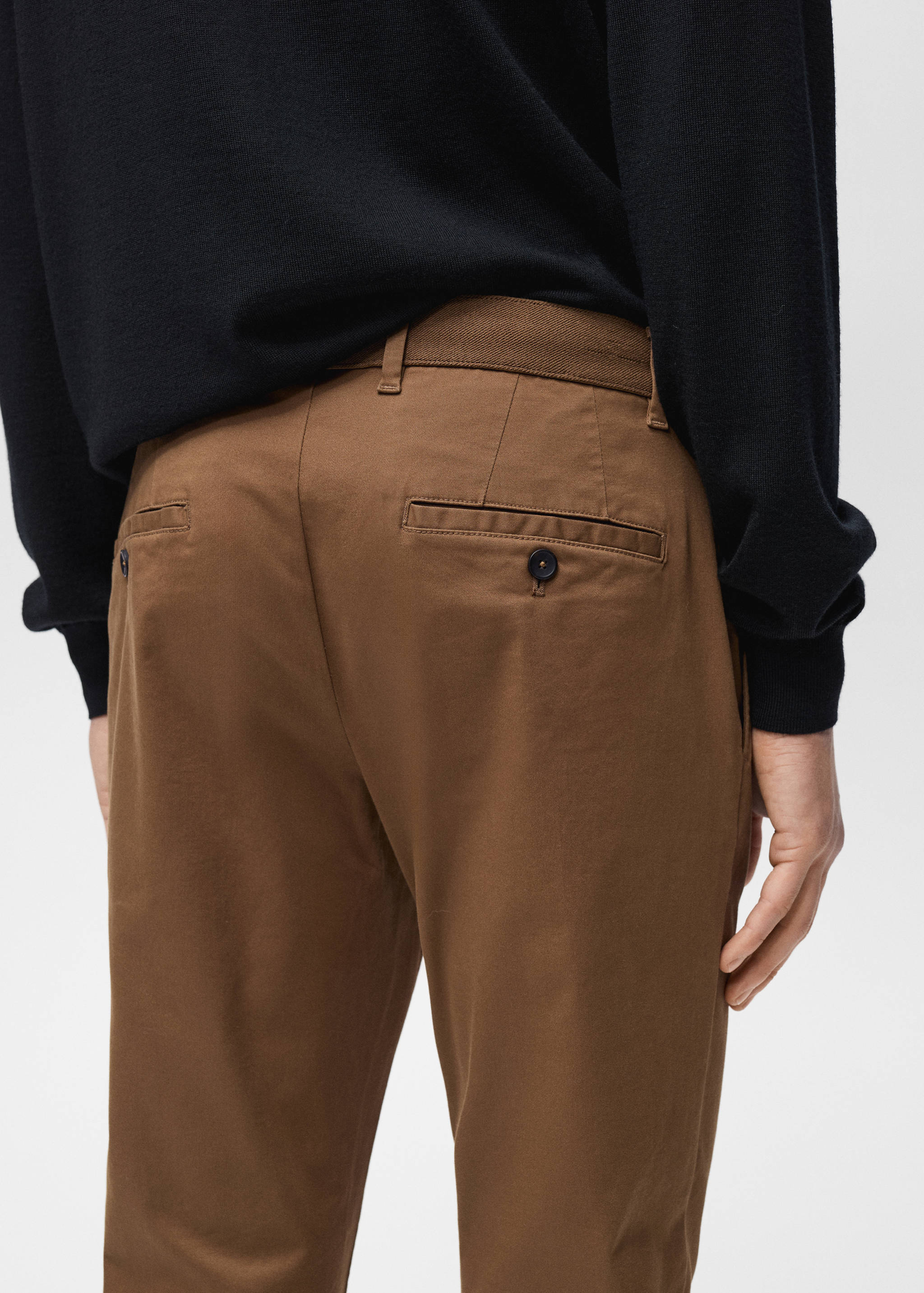 Prato cropped tapered chino trousers - Details of the article 2