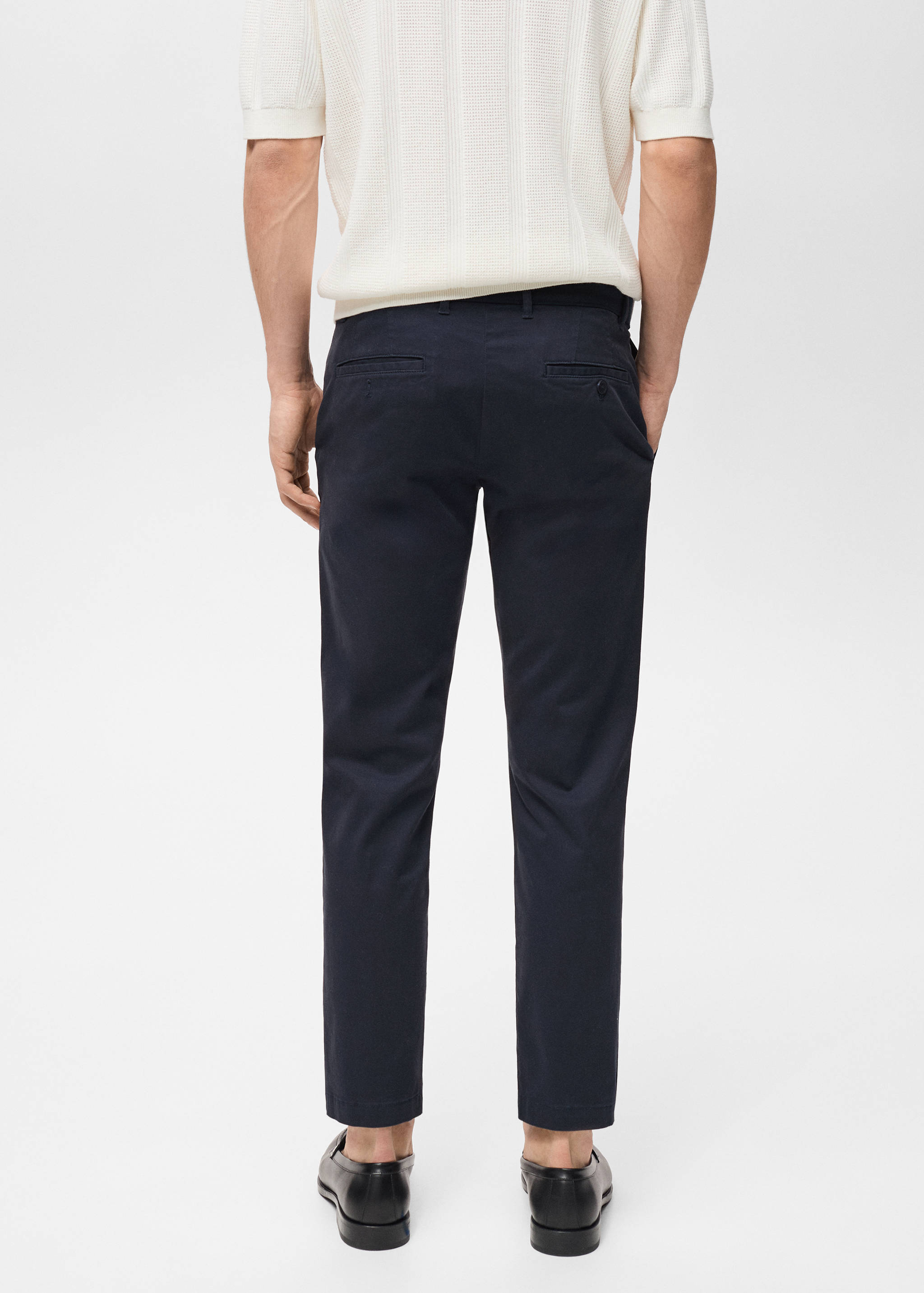 Prato cropped tapered chino trousers - Reverse of the article