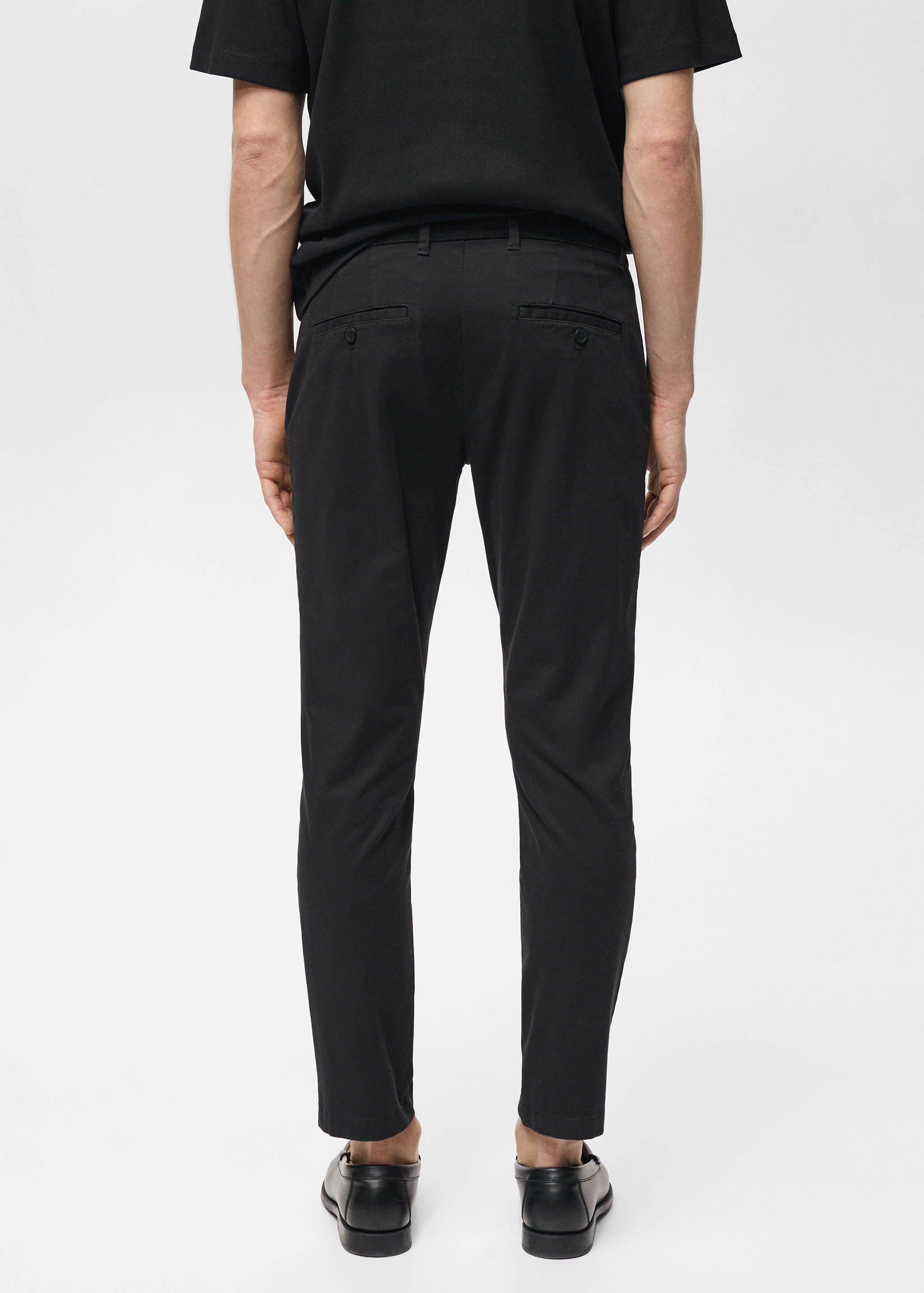 Prato cropped tapered chino trousers - Reverse of the article