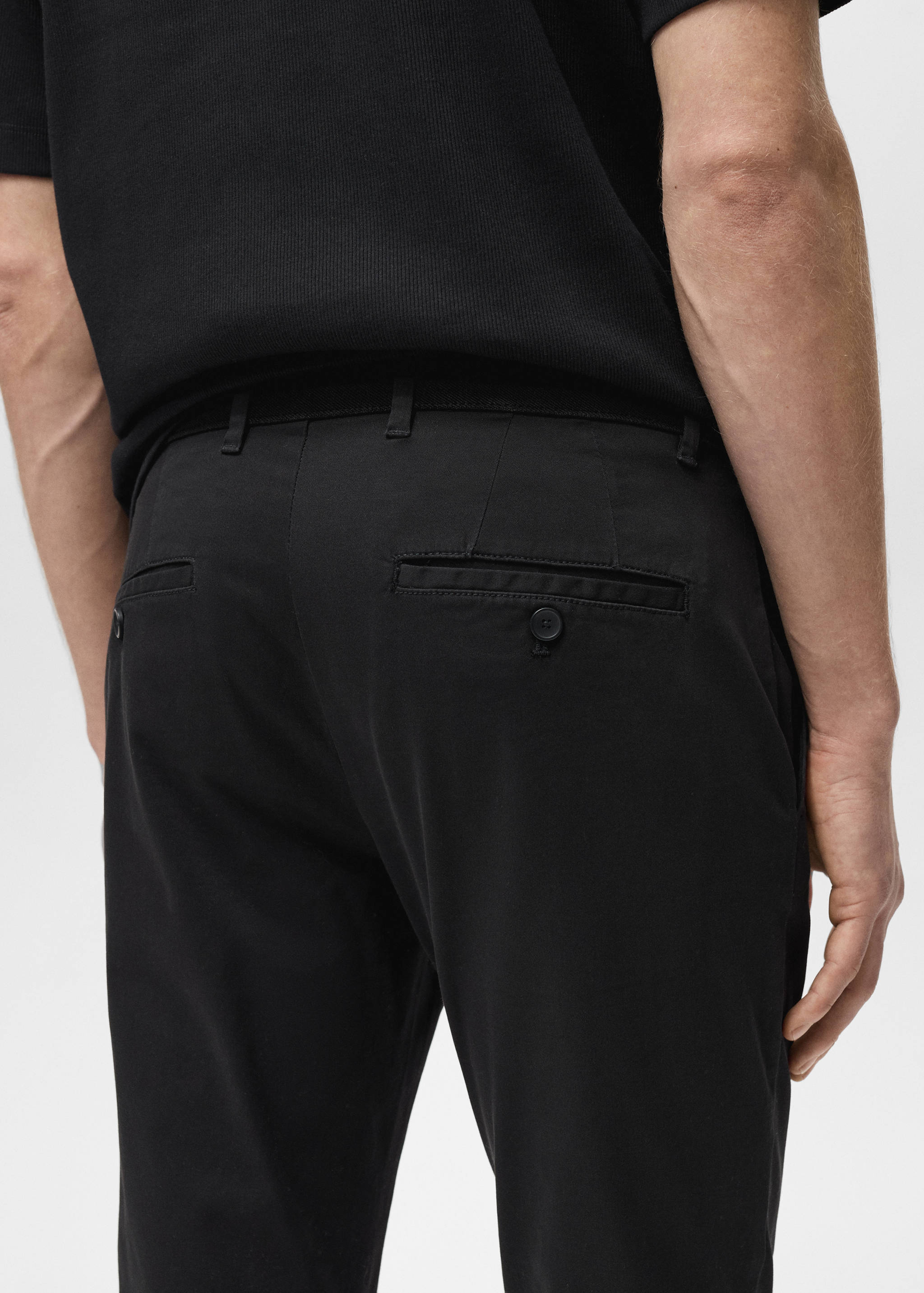 Prato cropped tapered chino trousers - Details of the article 2