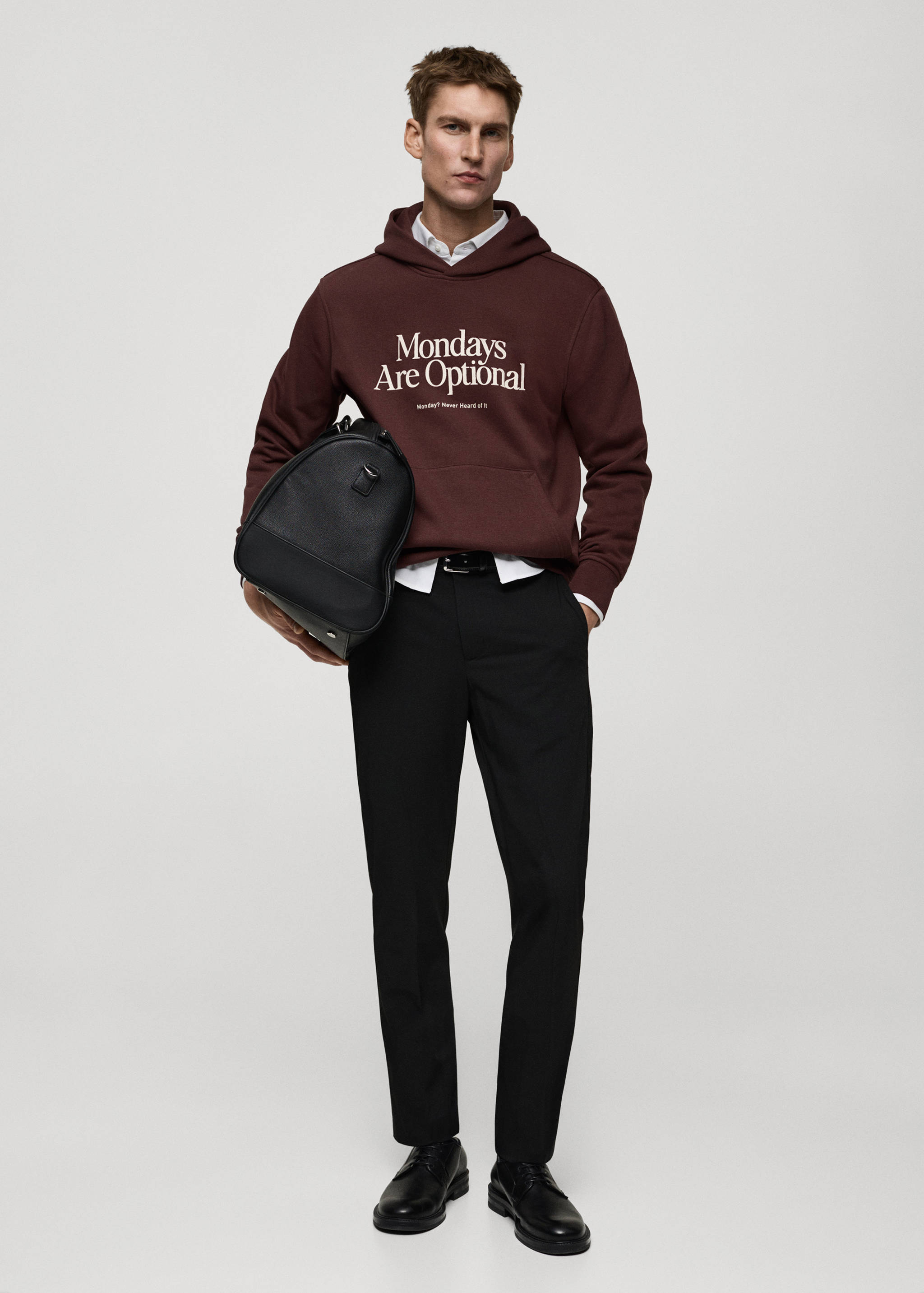 Sudadera algodón estampada - Plano general