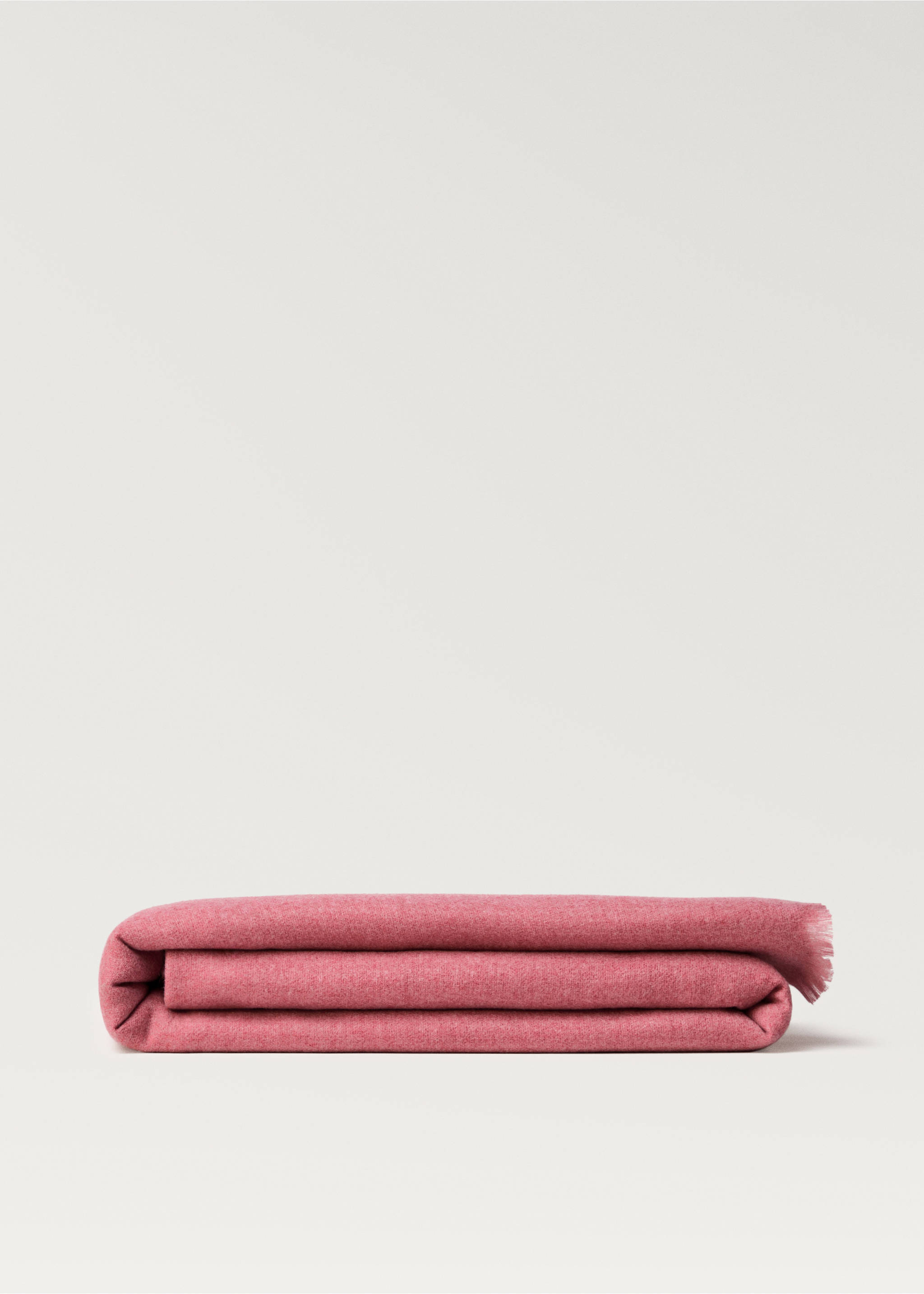 Yumuşak melanj battaniye - Modelsiz ürün, Orta Pembe. Ref: 87022897-00.