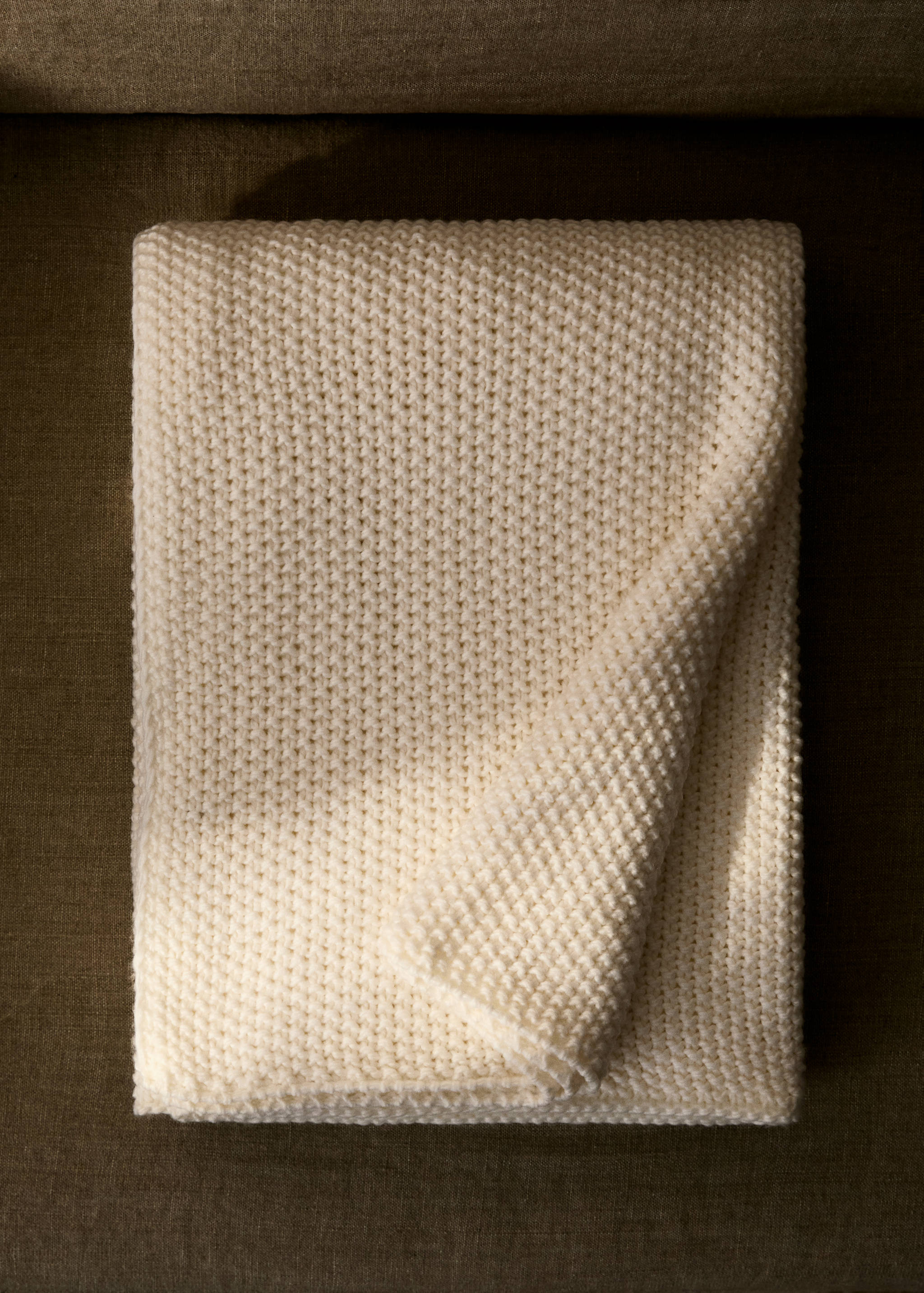 Knitted blanket with design - General plane