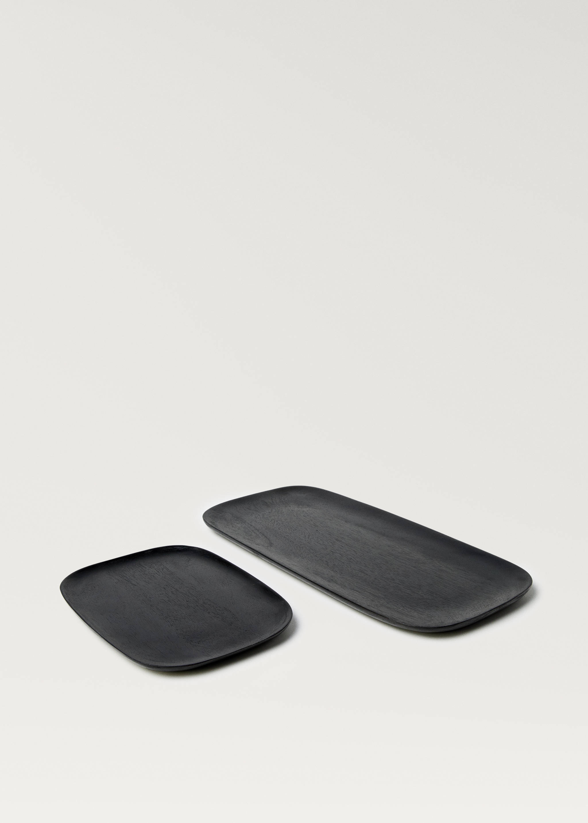 Medium rectangular wooden decorative tray - Details of the article 4