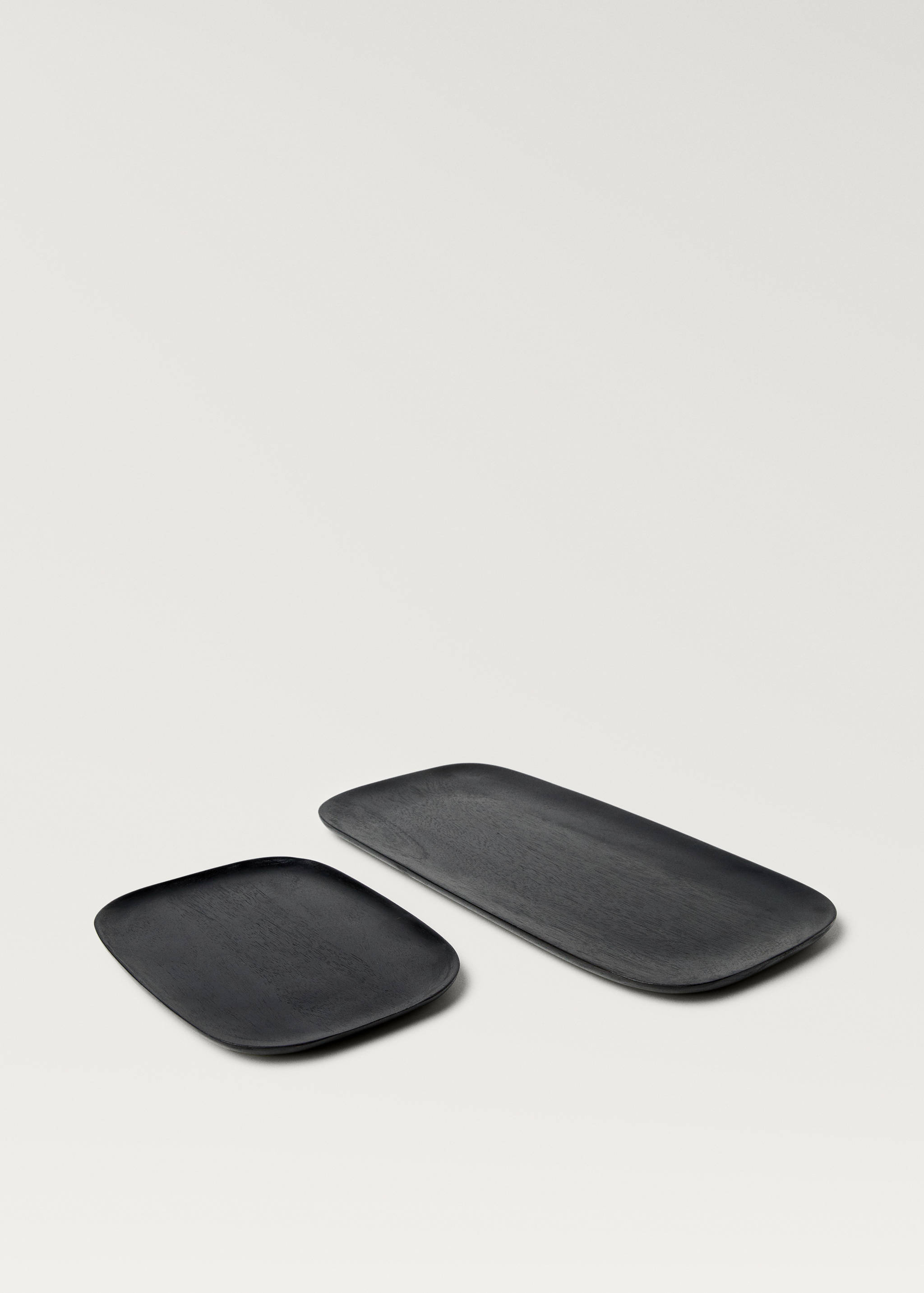 Large rectangular wooden decorative tray - Details of the article 4