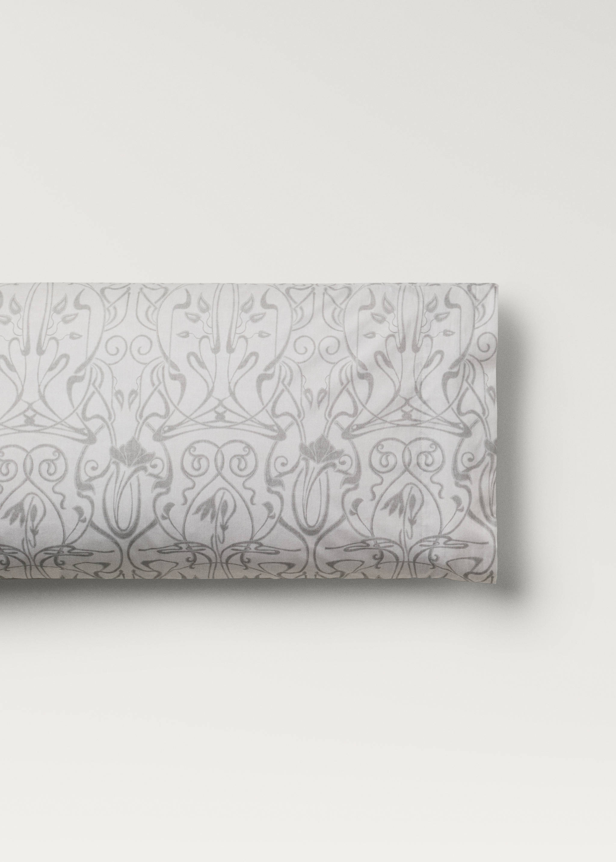 Kopfkissenbezug aus Baumwoll-Perkal mit Ornament-Print, 45 x 110 cm - Artikel ohne Model