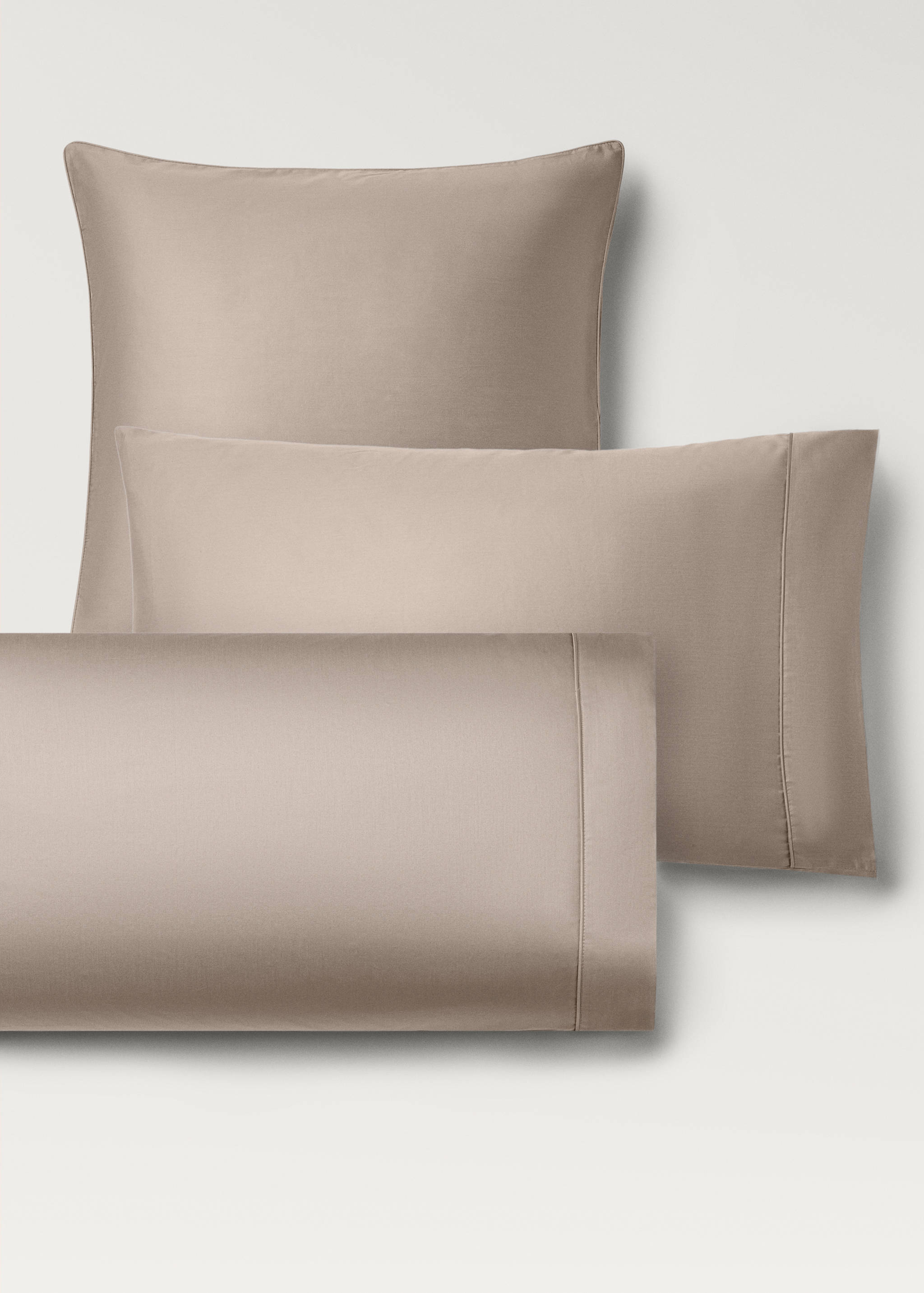 600-thread count satin cotton pillowcase, 45x110 cm - Details of the article 3