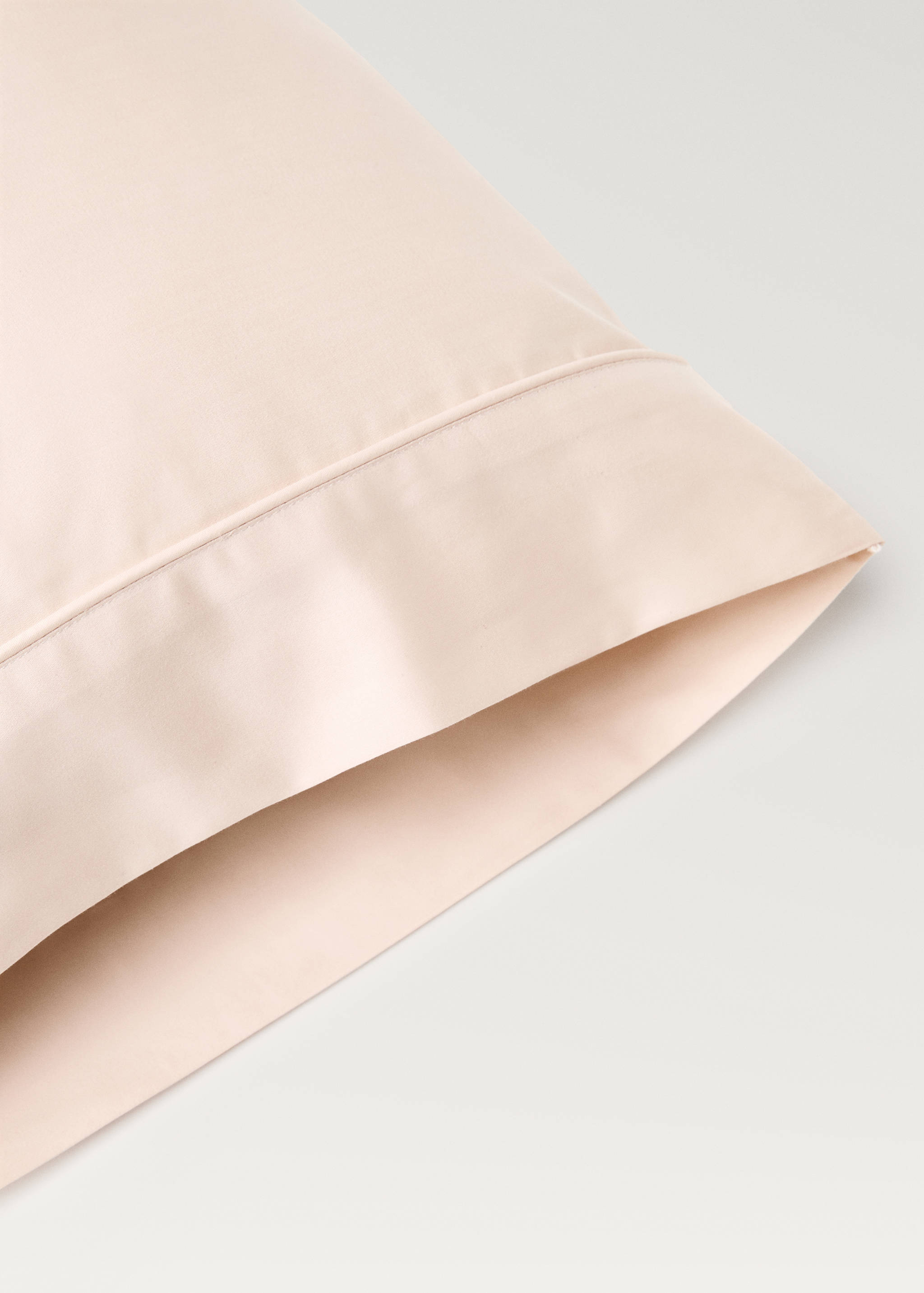 600-thread count satin cotton pillowcase, 45x110 cm - Details of the article 1
