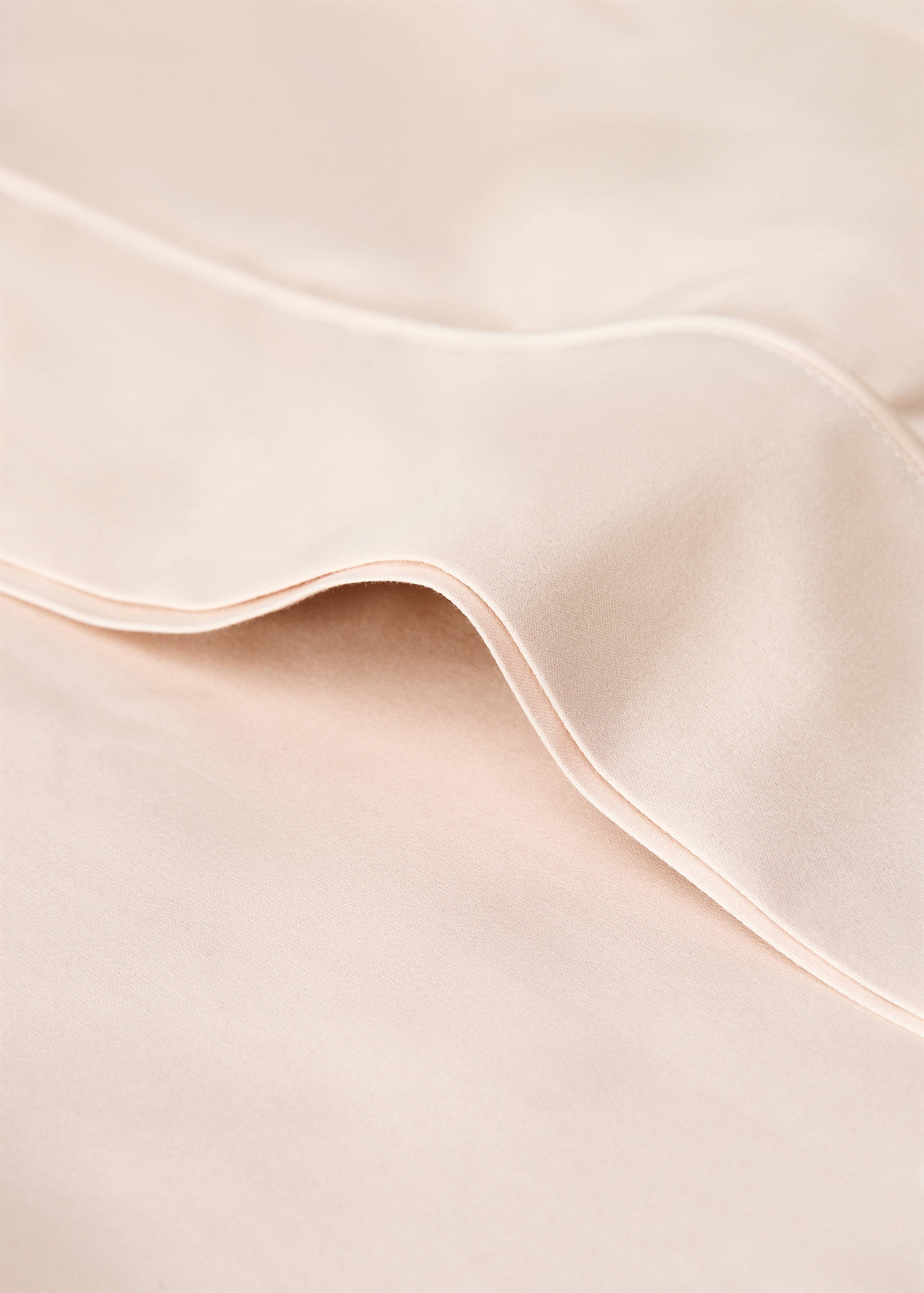 600-thread count satin cotton pillowcase, 45x110 cm - Details of the article 2