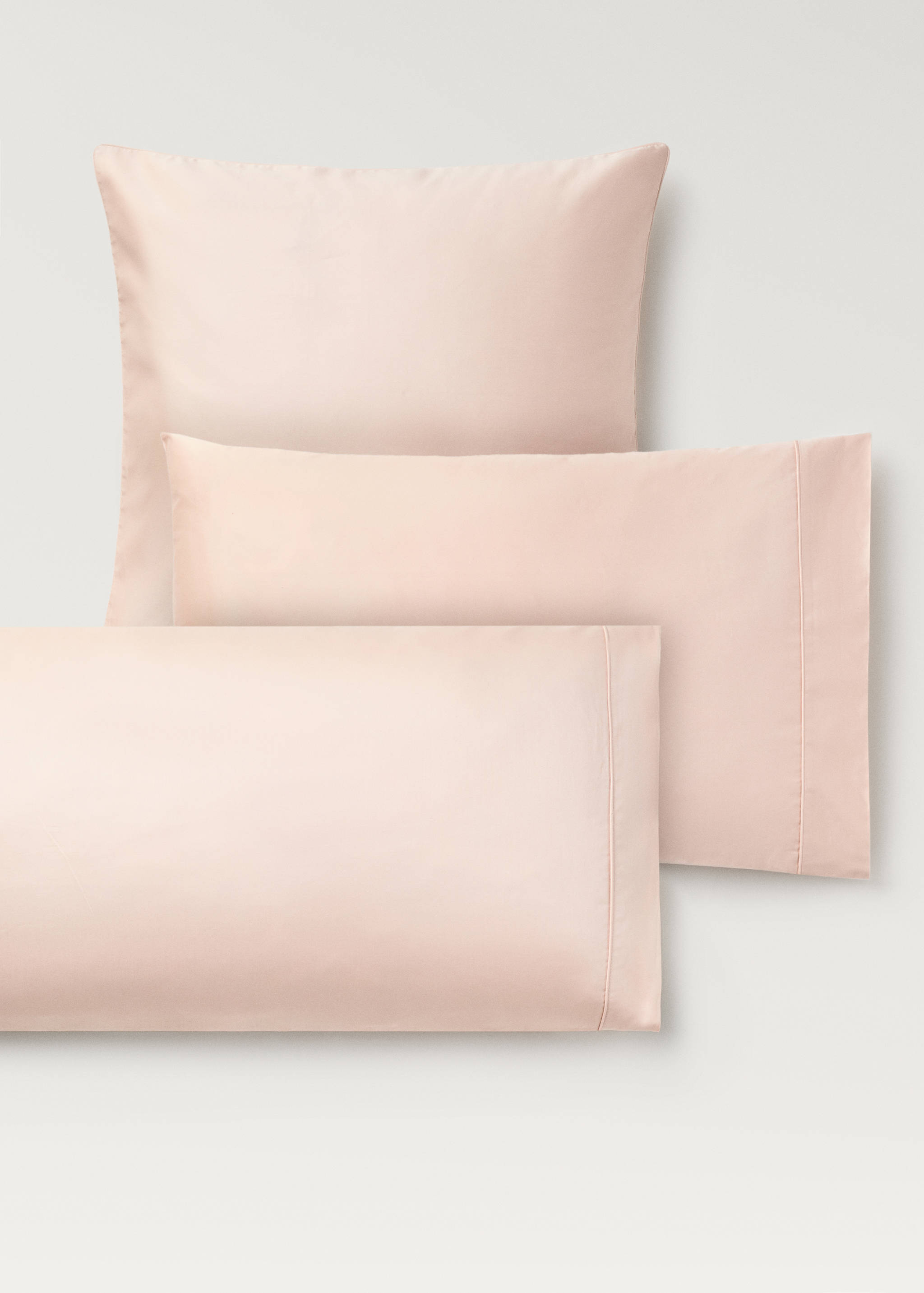 600-thread count satin cotton pillowcase, 45x110 cm - Details of the article 4