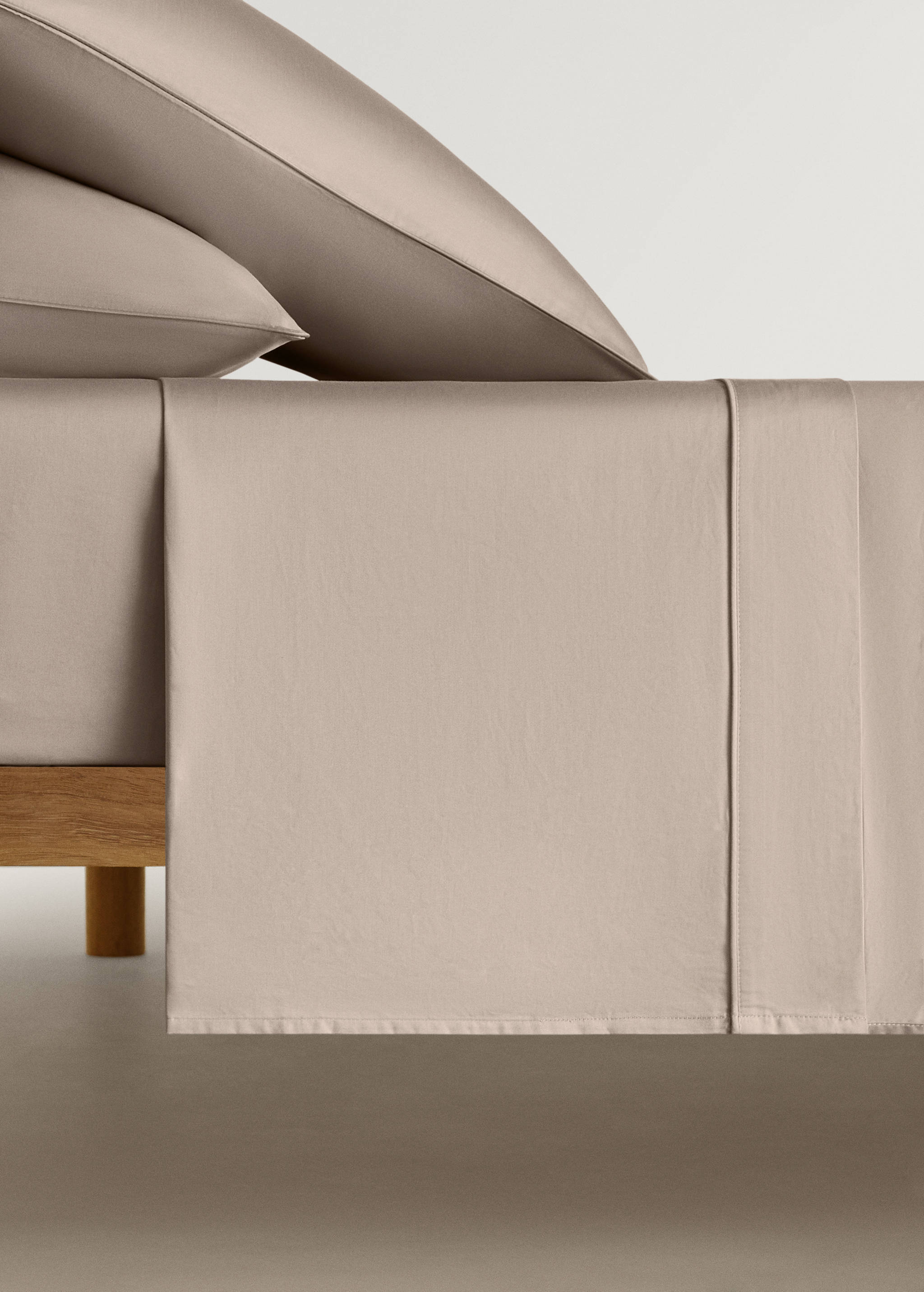 600-thread washed cotton top sheet for 53.15/55.12 in bed - Article without model