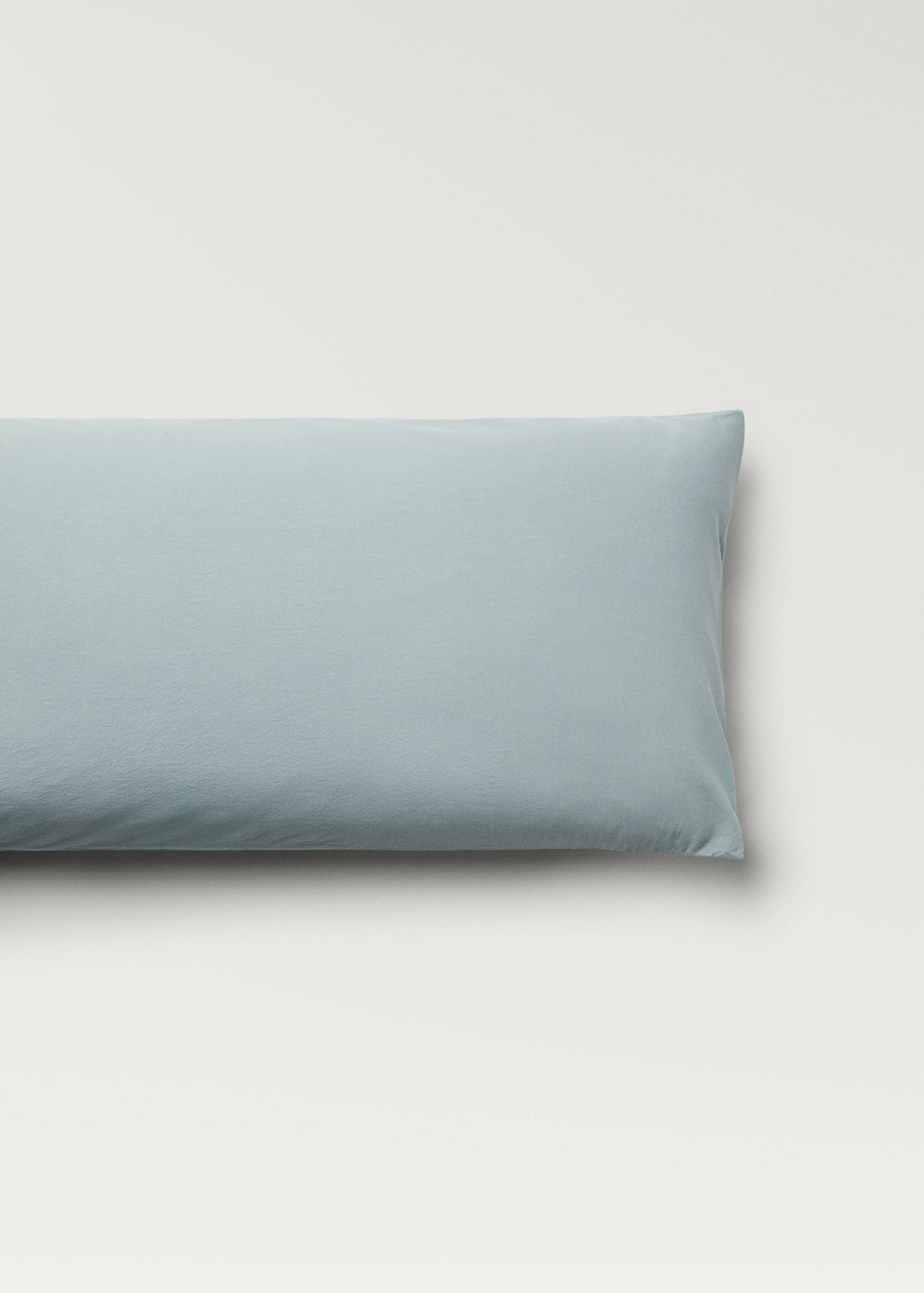 Funda almohada algodón lavado lazos 45x110 cm - Artículo sin modelo