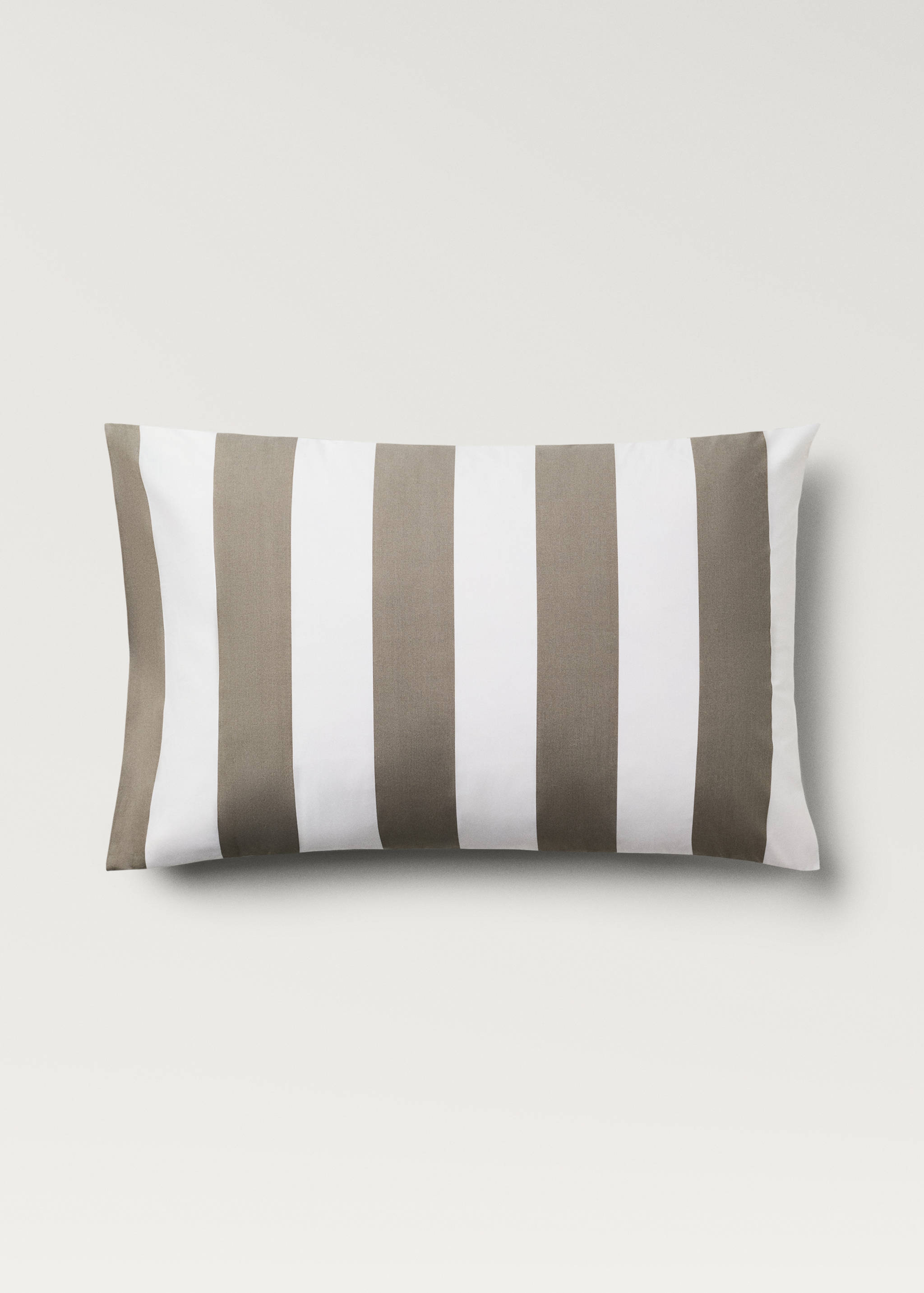 Two cotton percale striped pillowcases 50x75 cm - Article without model
