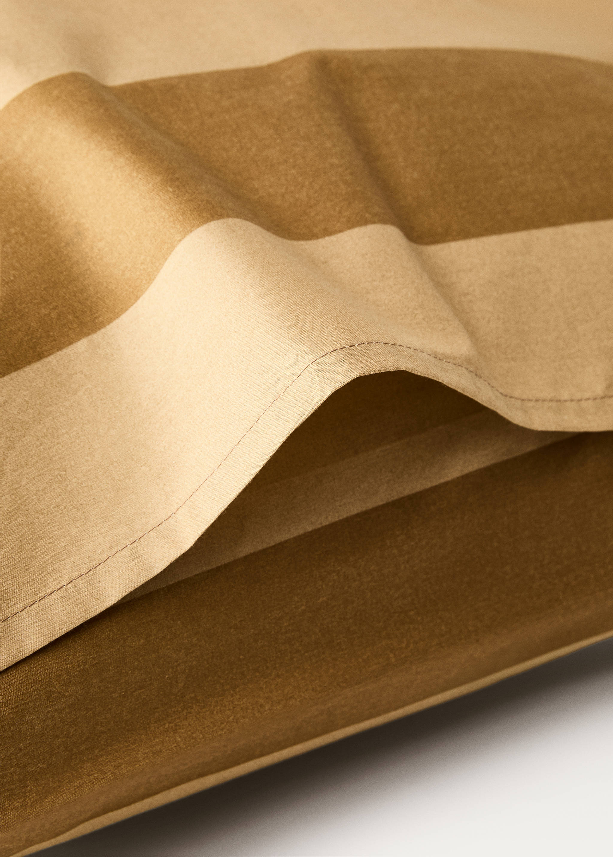 Two cotton percale striped pillowcases 50x75 cm - Details of the article 2