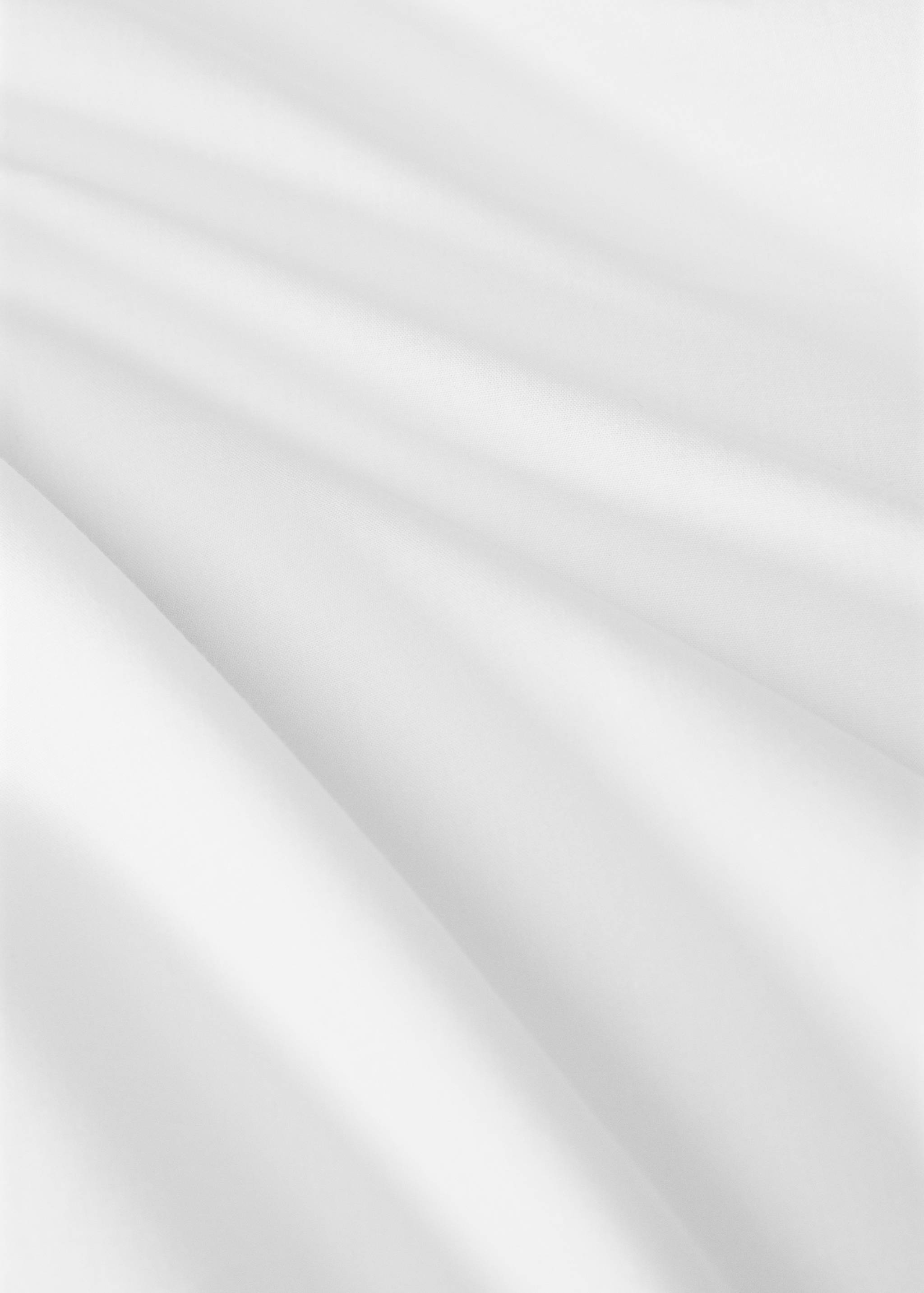 Oberlaken aus Baumwolle mit Lochstickerei für 150/160 cm Bett - Detail des Artikels 3