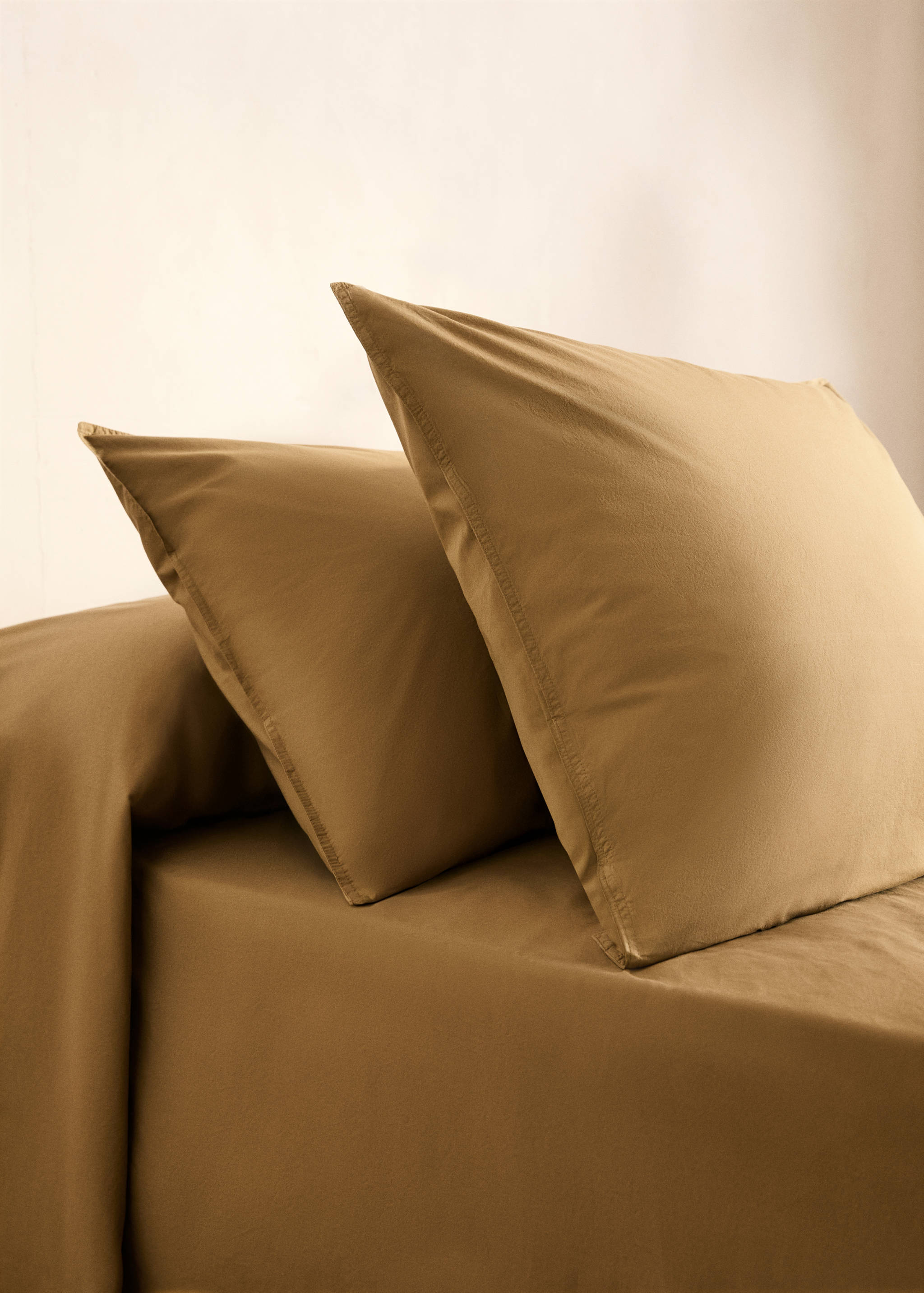 Cotton poplin double-stitched pillowcase 45x110 cm - General plane