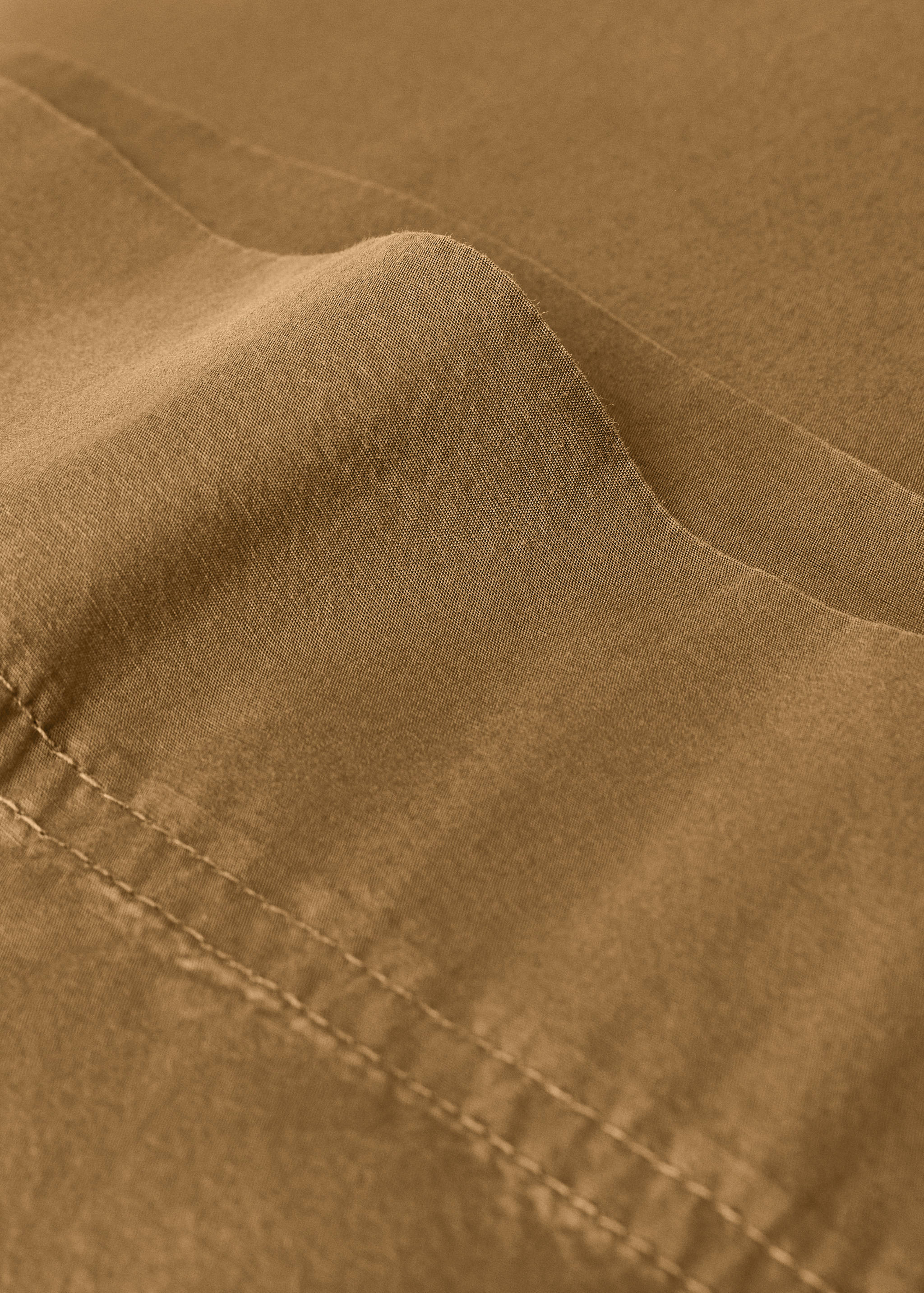 Cotton poplin double-stitched pillowcase 45x110 cm - Details of the article 1