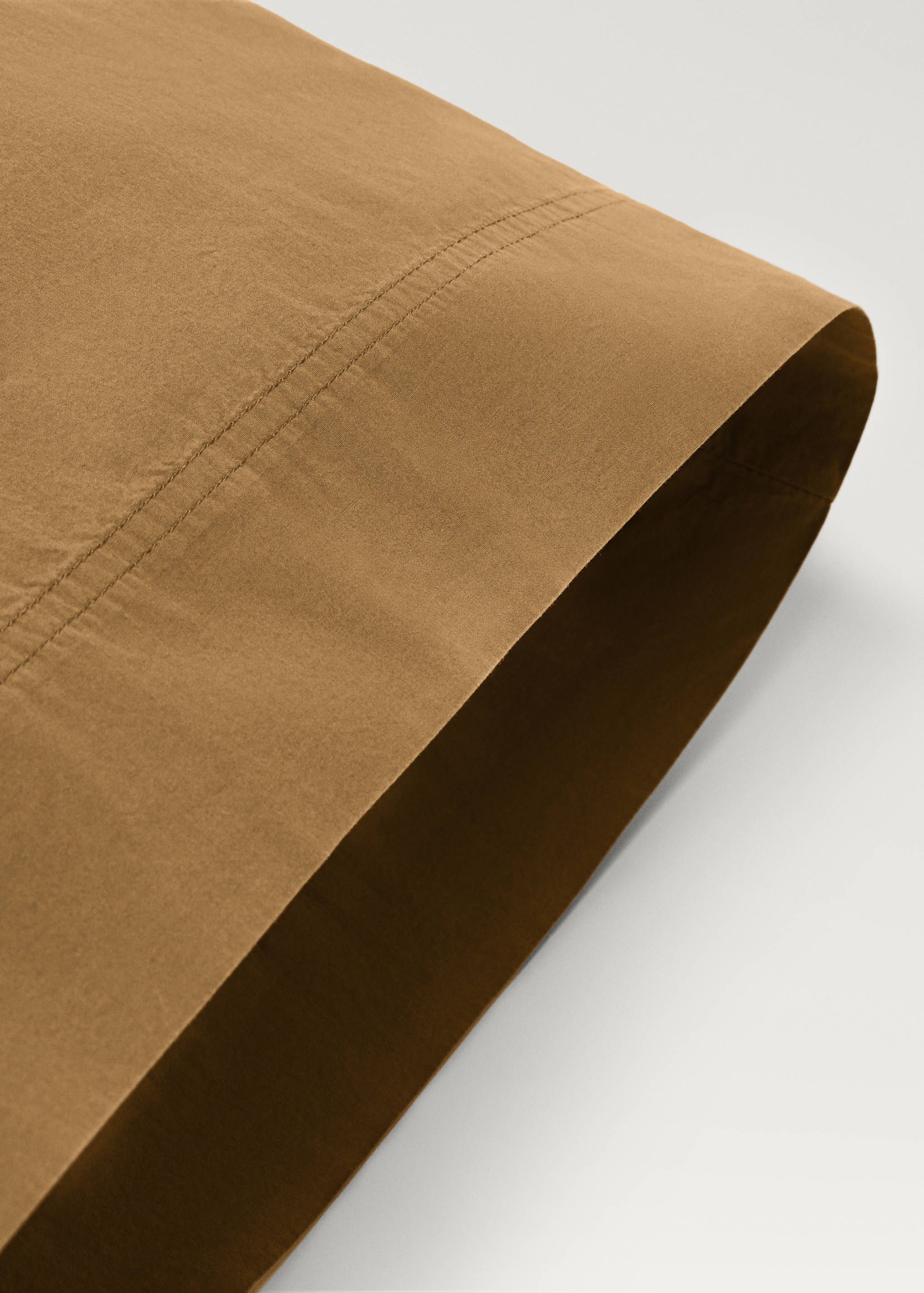 Cotton poplin double-stitched pillowcase 45x110 cm - Details of the article 2