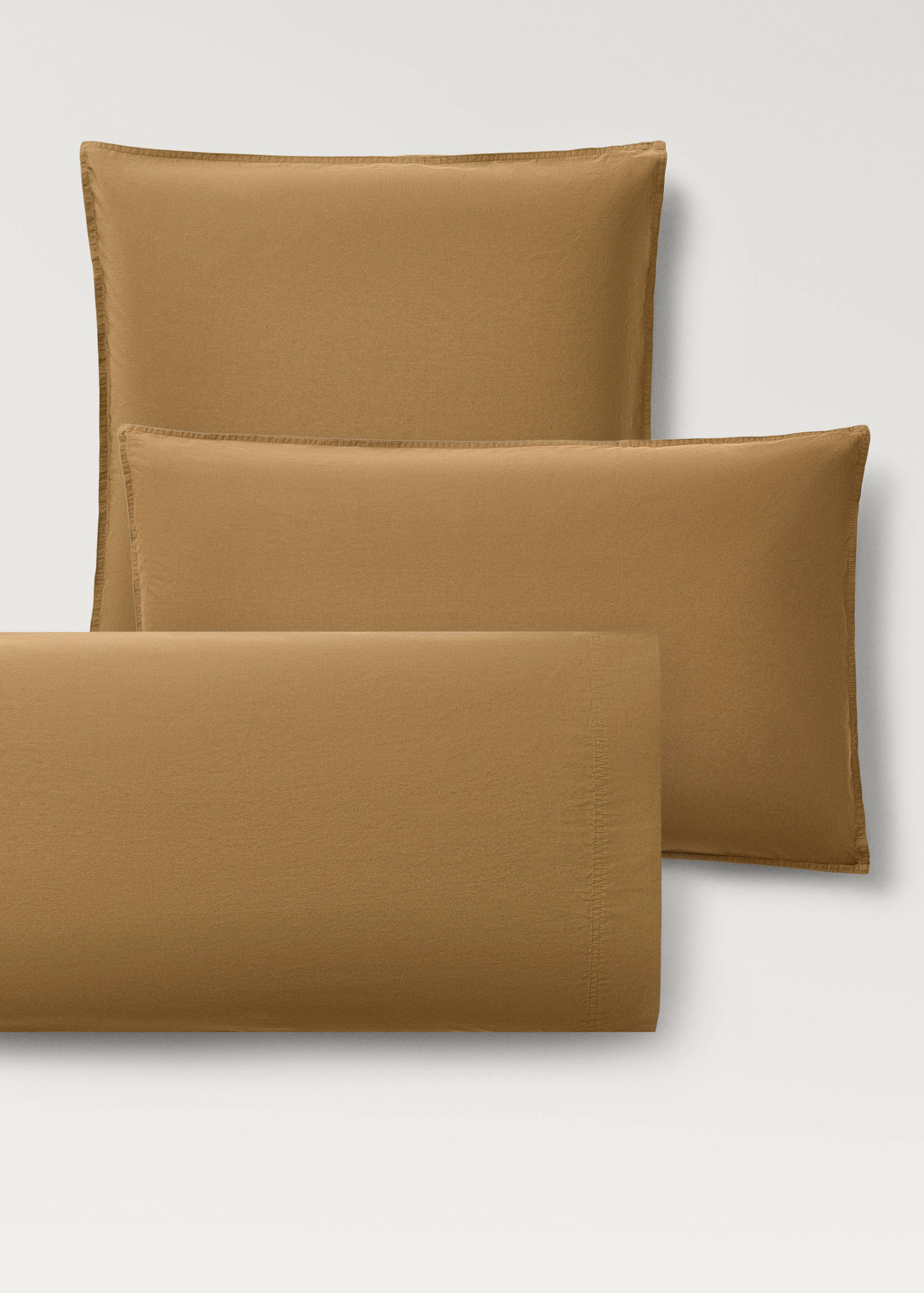 Cotton poplin double-stitched pillowcase 45x110 cm - Details of the article 3