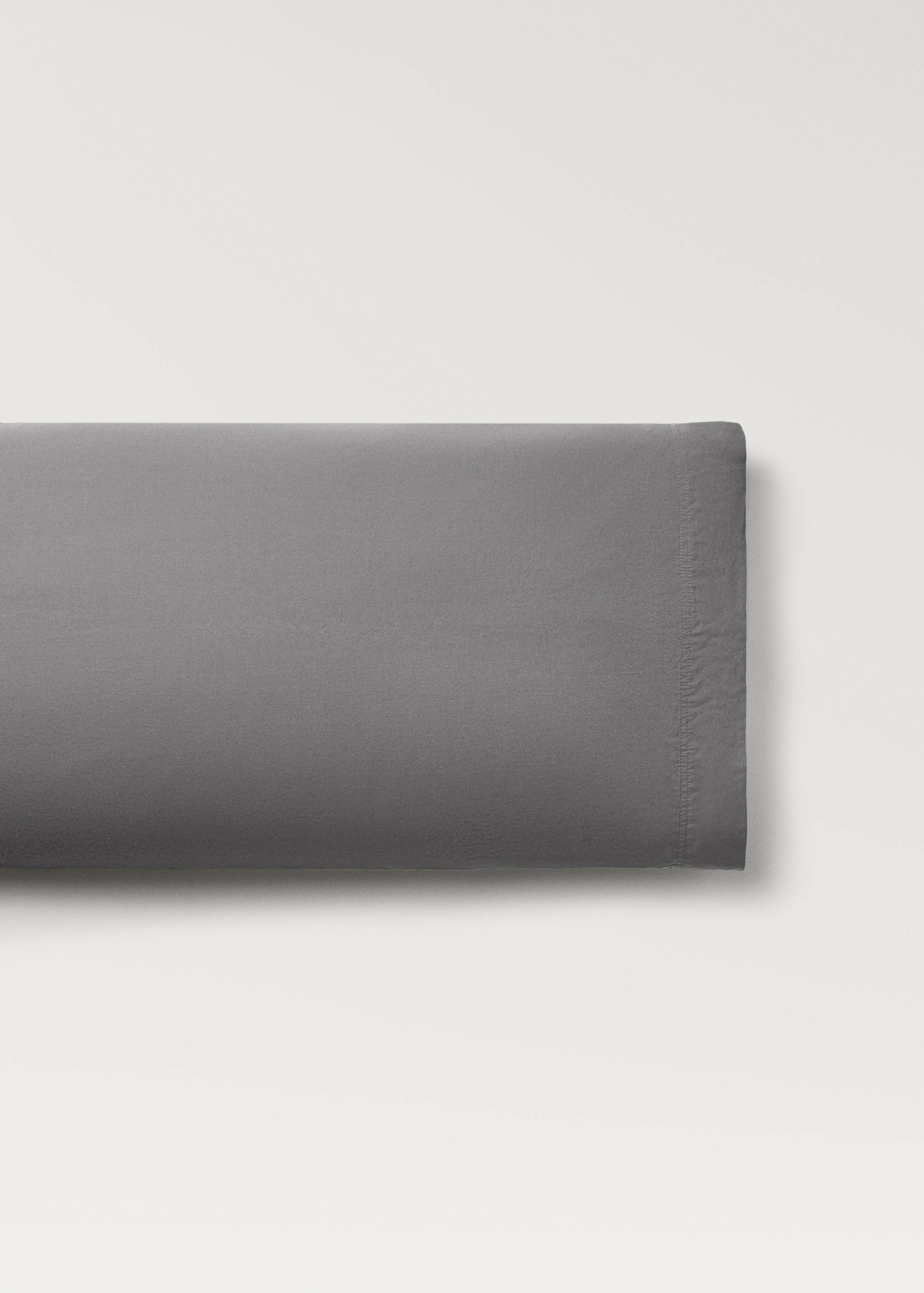 Cotton poplin double-stitched pillowcase 45x110 cm - Article without model