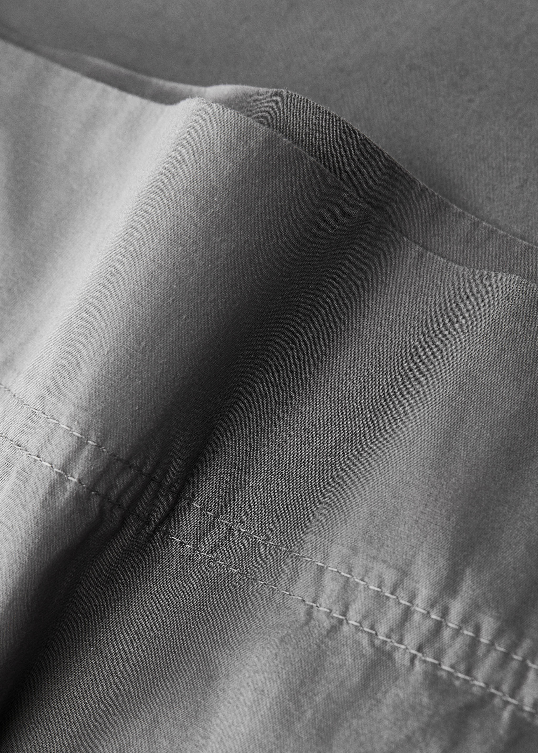 Cotton poplin double-stitched pillowcase 45x110 cm - Details of the article 1