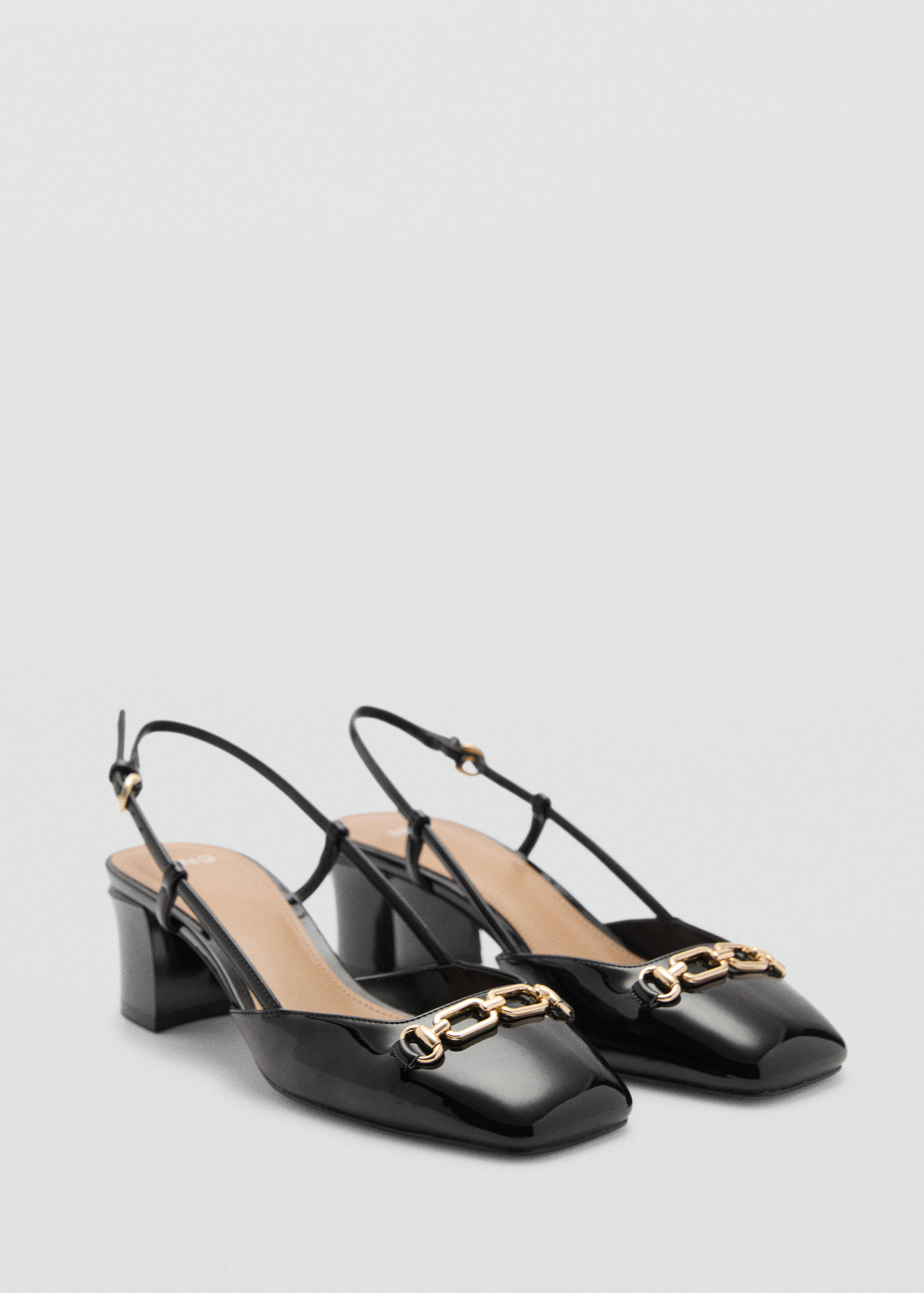 Heeled shoes with link detail - Medium plane