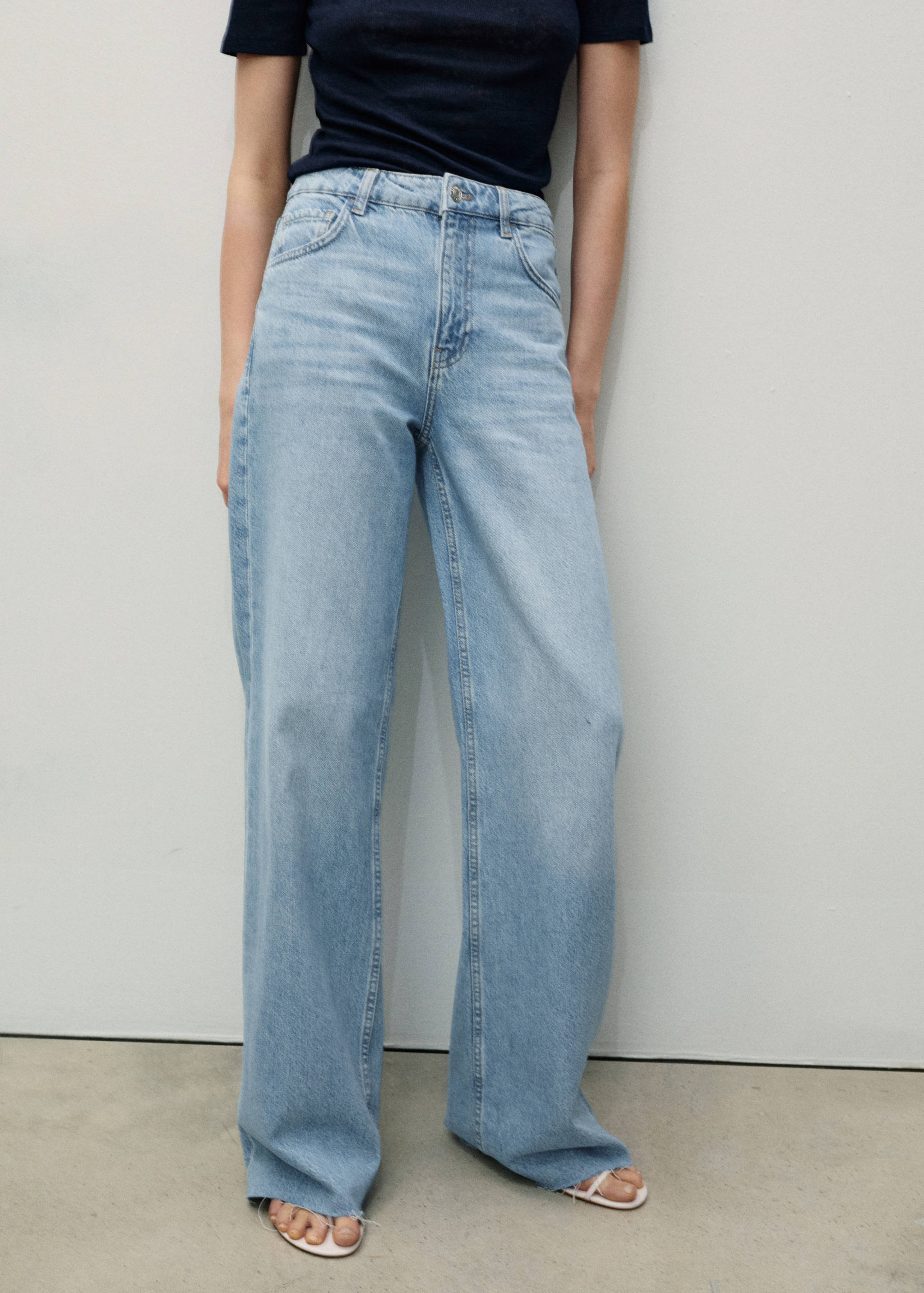 Danila high-waisted wide leg jeans - Medium plane
