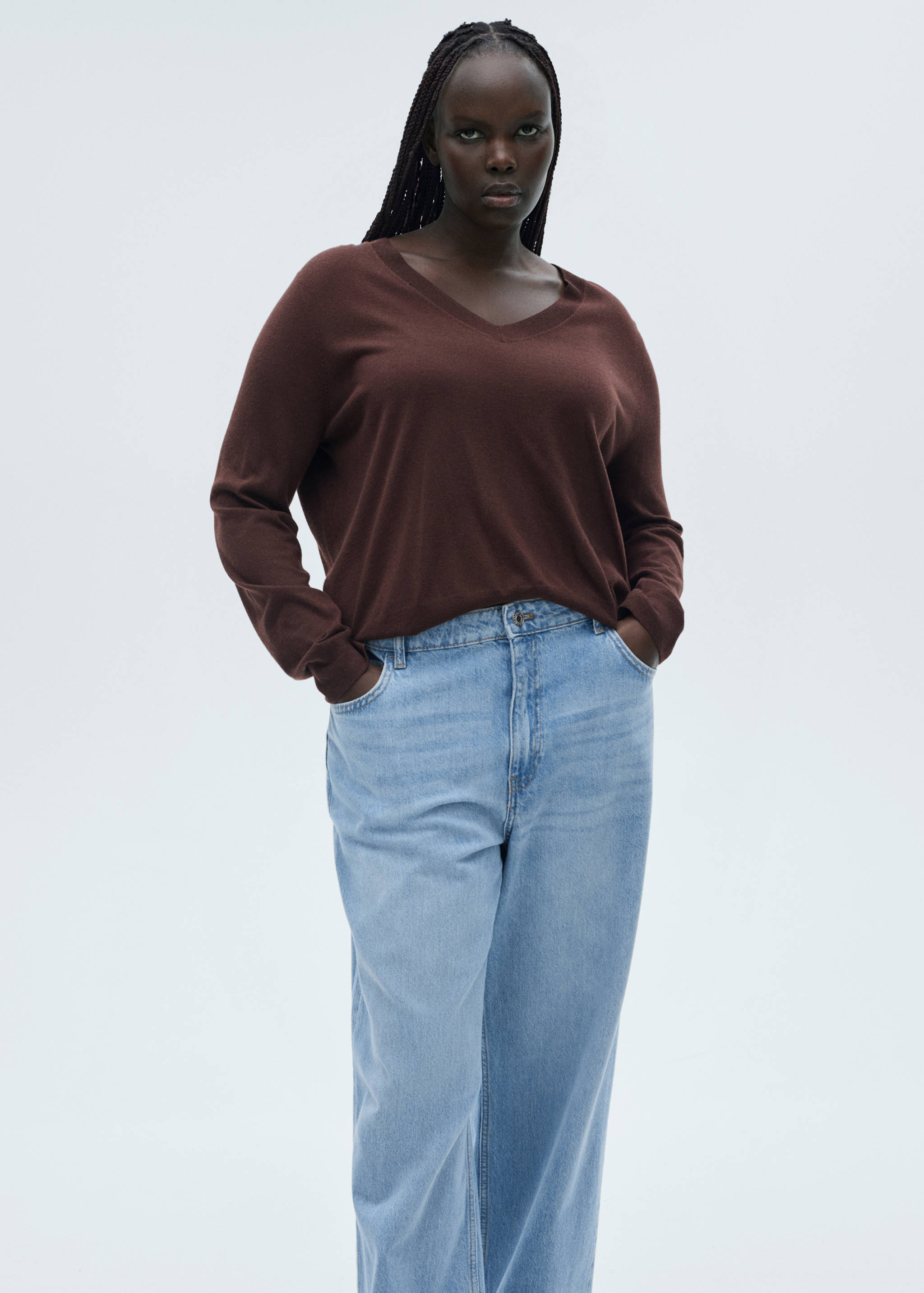 Danila high-waisted wide leg jeans - Details of the article 5