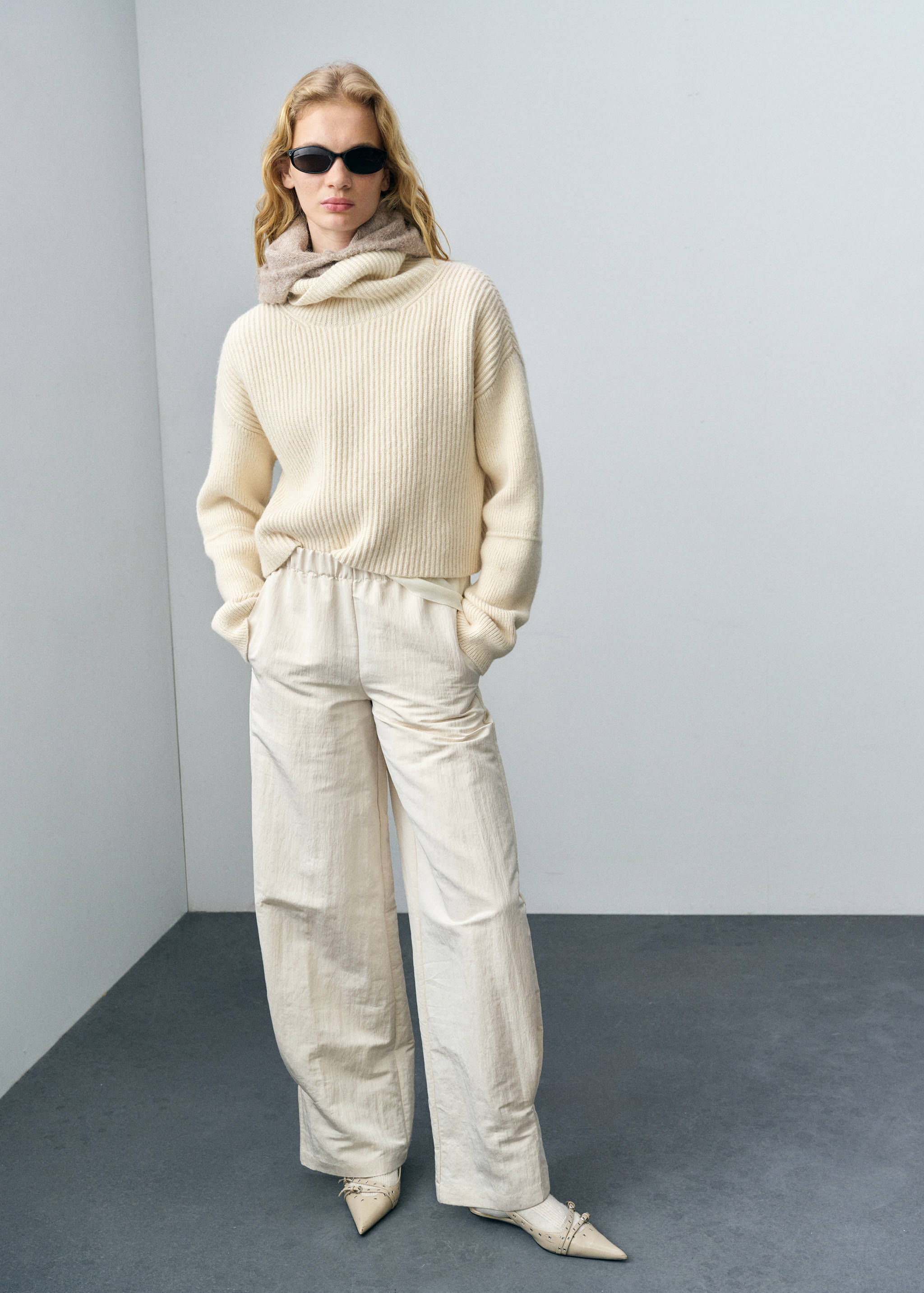 Wool blend turtleneck sweater - General plane