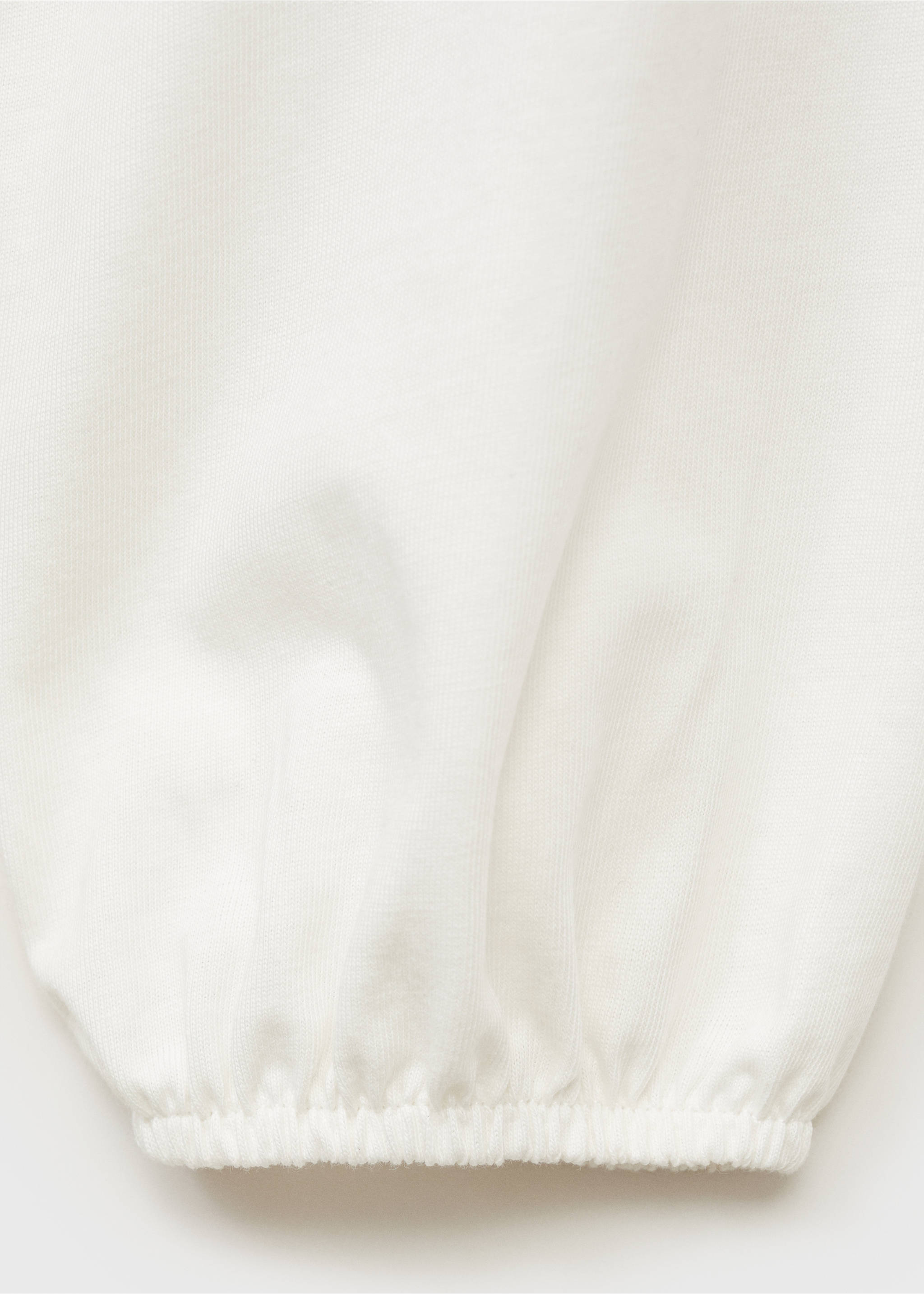 Ruffled asymmetric T-shirt - Details of the article 0, Off White. Ref: 87023277-00.